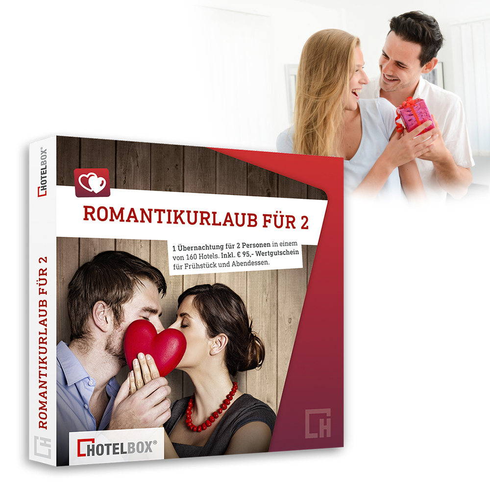 Romantikurlaub für 2 - Kurzurlaub Hotelgutschein 2293 Romantikurlaub für 2 - Kurzurlaub Hotelgutschein 2293