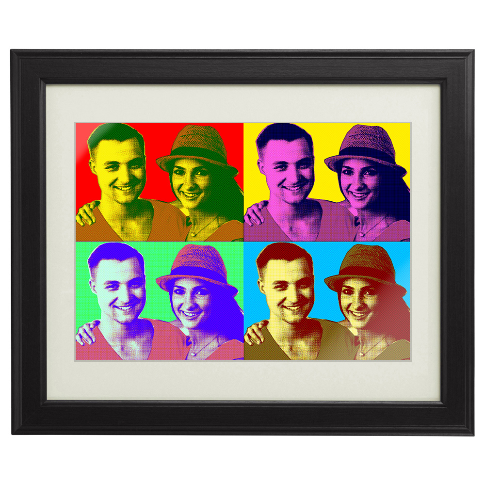 Personalisiertes Pop-Art Bild für Paare 2267