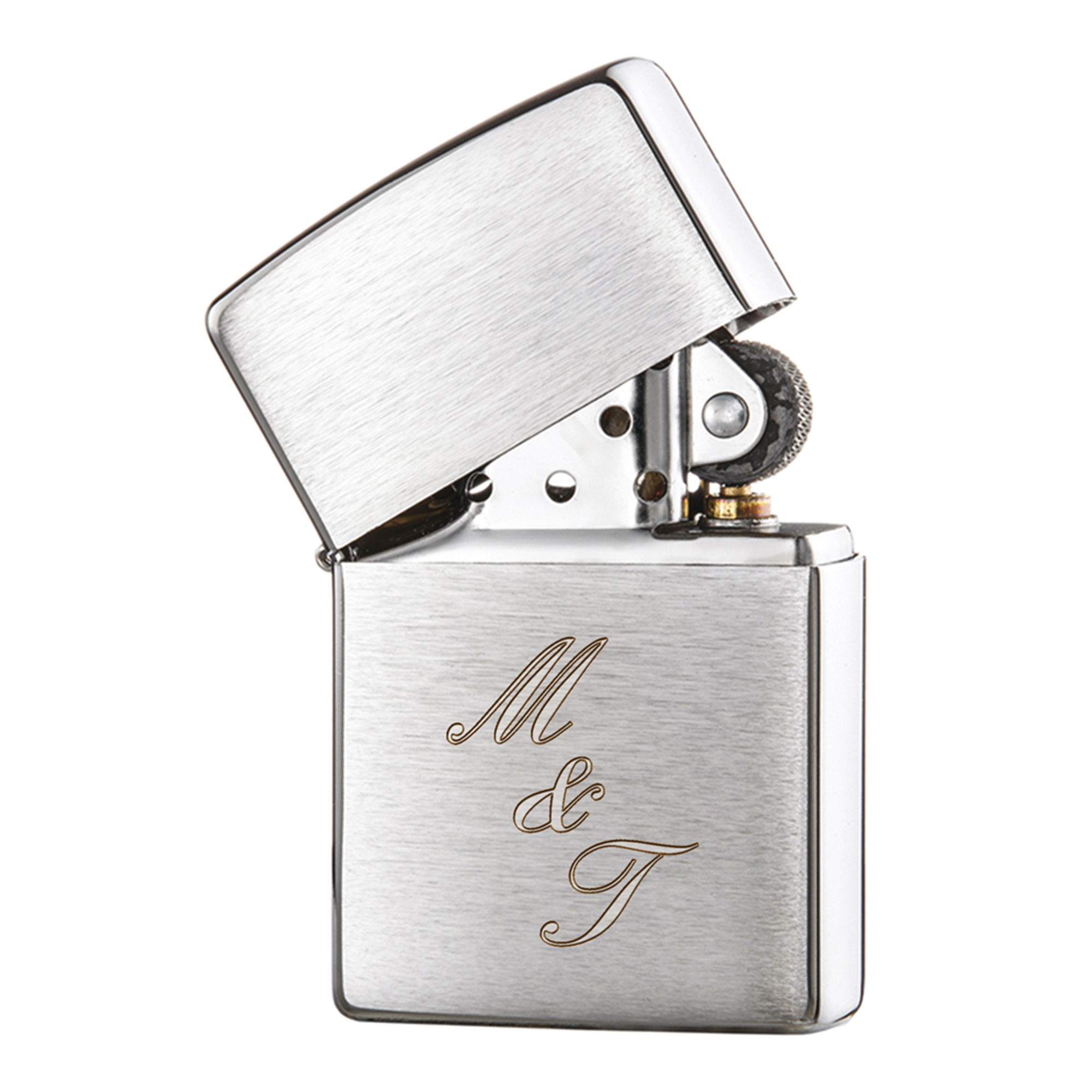 Zippo Feuerzeug mit Gravur - Paar Initialen 4150 - 4