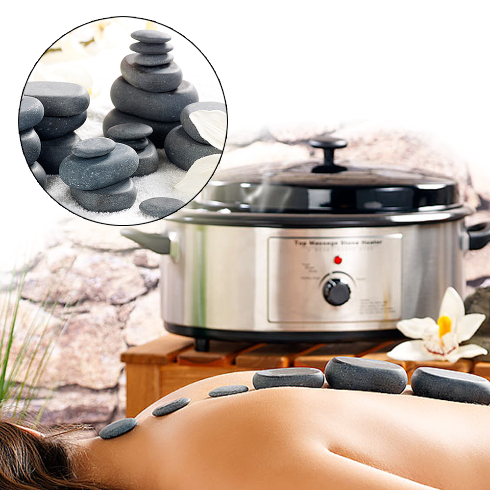 Hot Stone Set mit Wärmegerät 1387