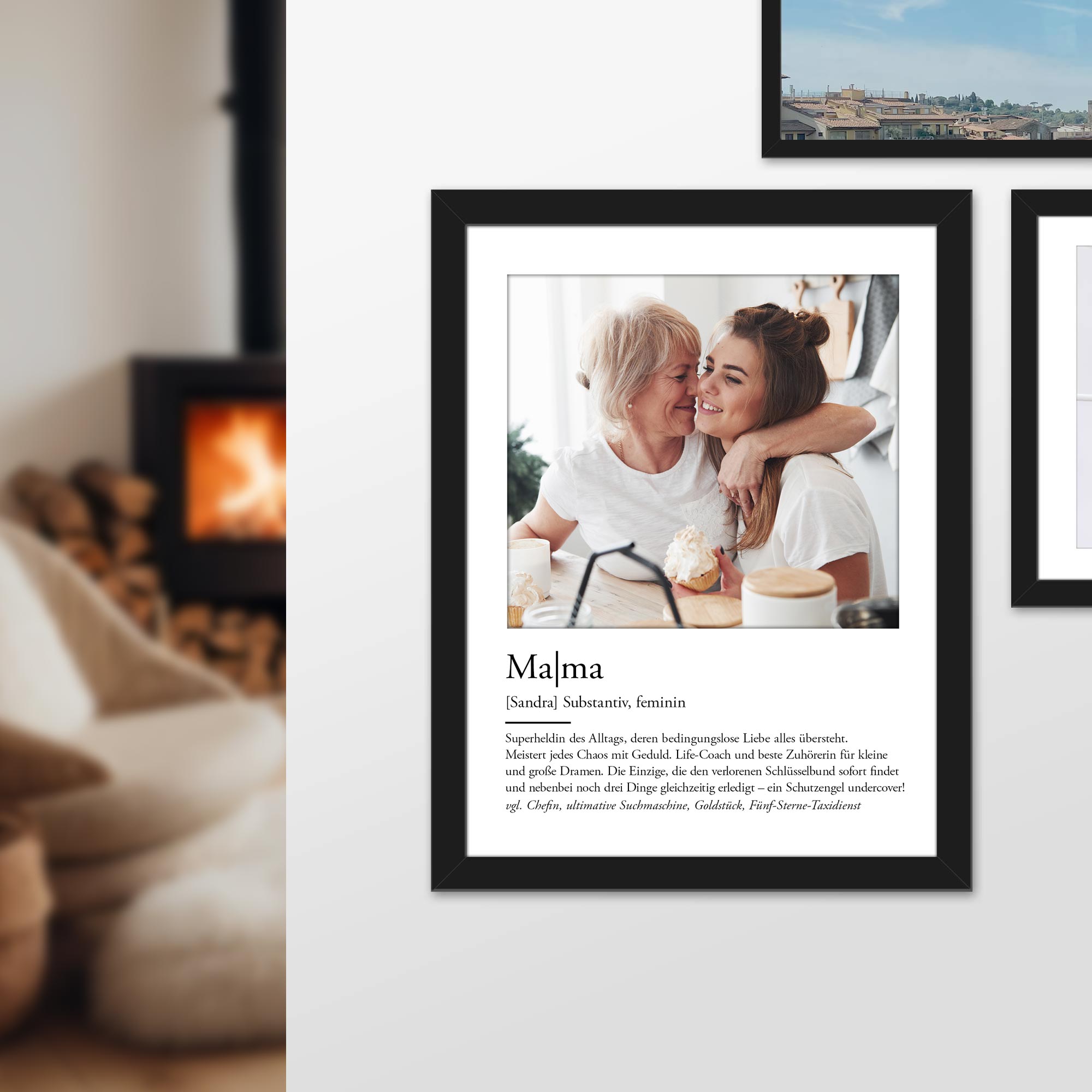 Definition Mama - personalisiertes Bild mit Foto Definition Mama - personalisiertes Bild mit Foto