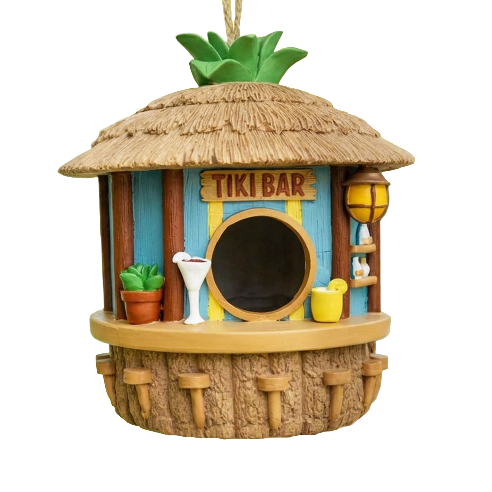 Tikibar Vogelhaus - Nistkasten & Futterhaus für Vögel Tikibar Vogelhaus - Nistkasten & Futterhaus für Vögel