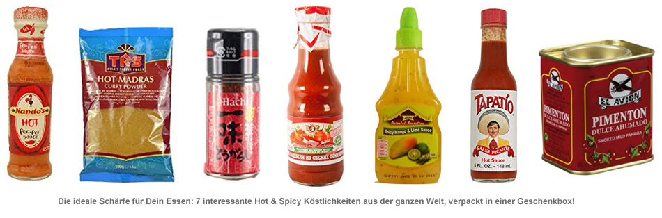 Hot and Spicy Geschenkbox - Spice Up Your Life