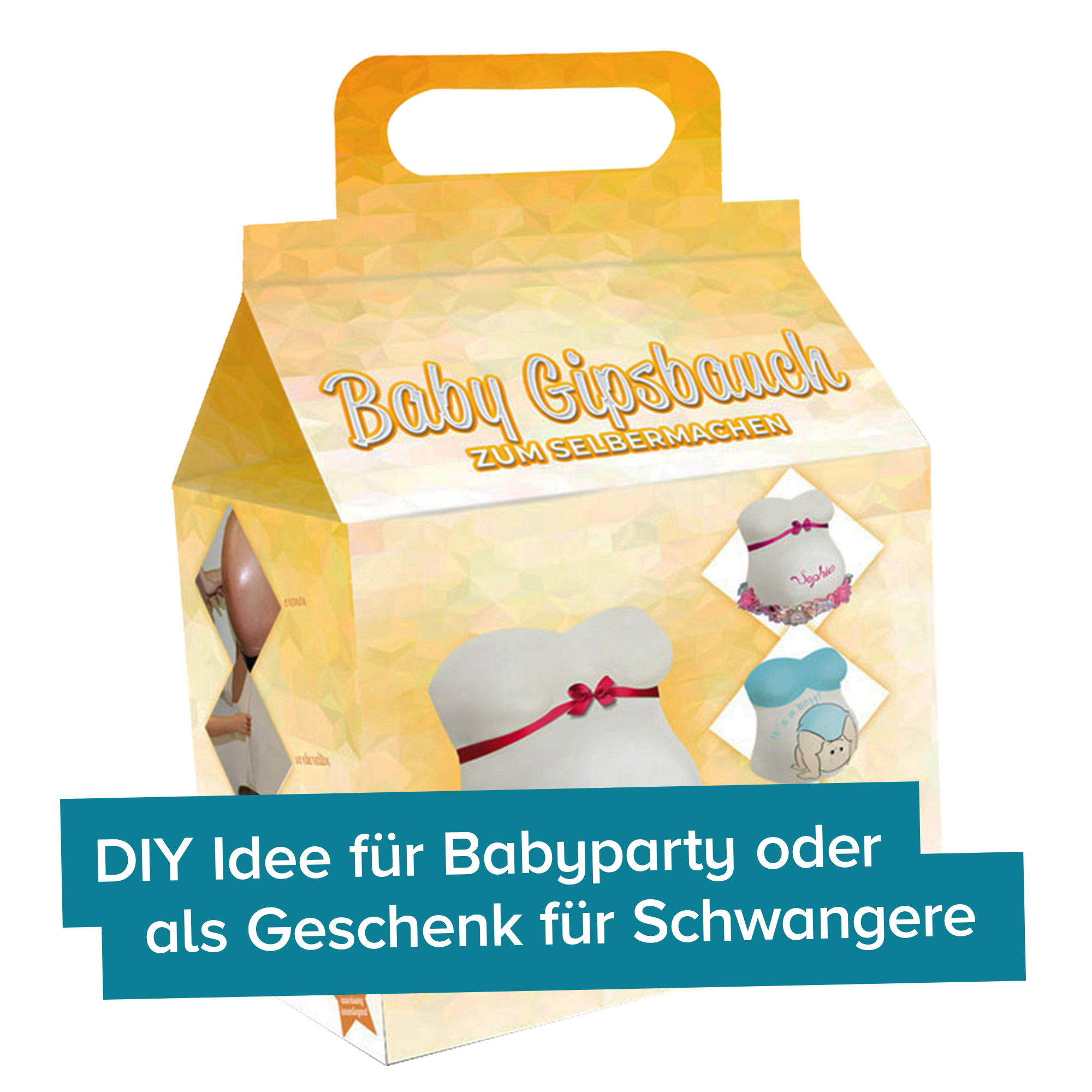 DIY Kit Gipsabdruck - Babybauch 4174 - 2