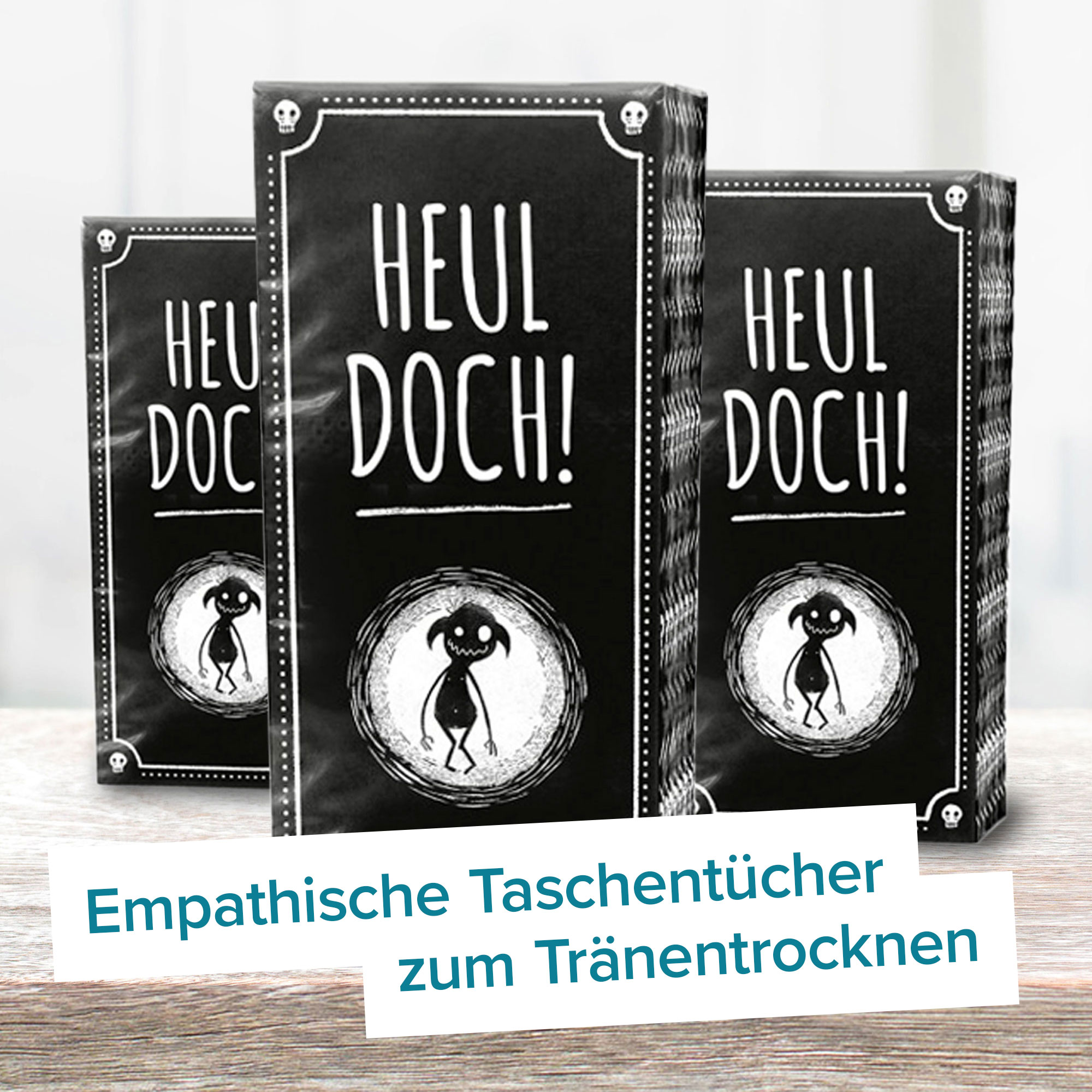 Taschentücher 3er Set - Heul doch! 2381 - 2