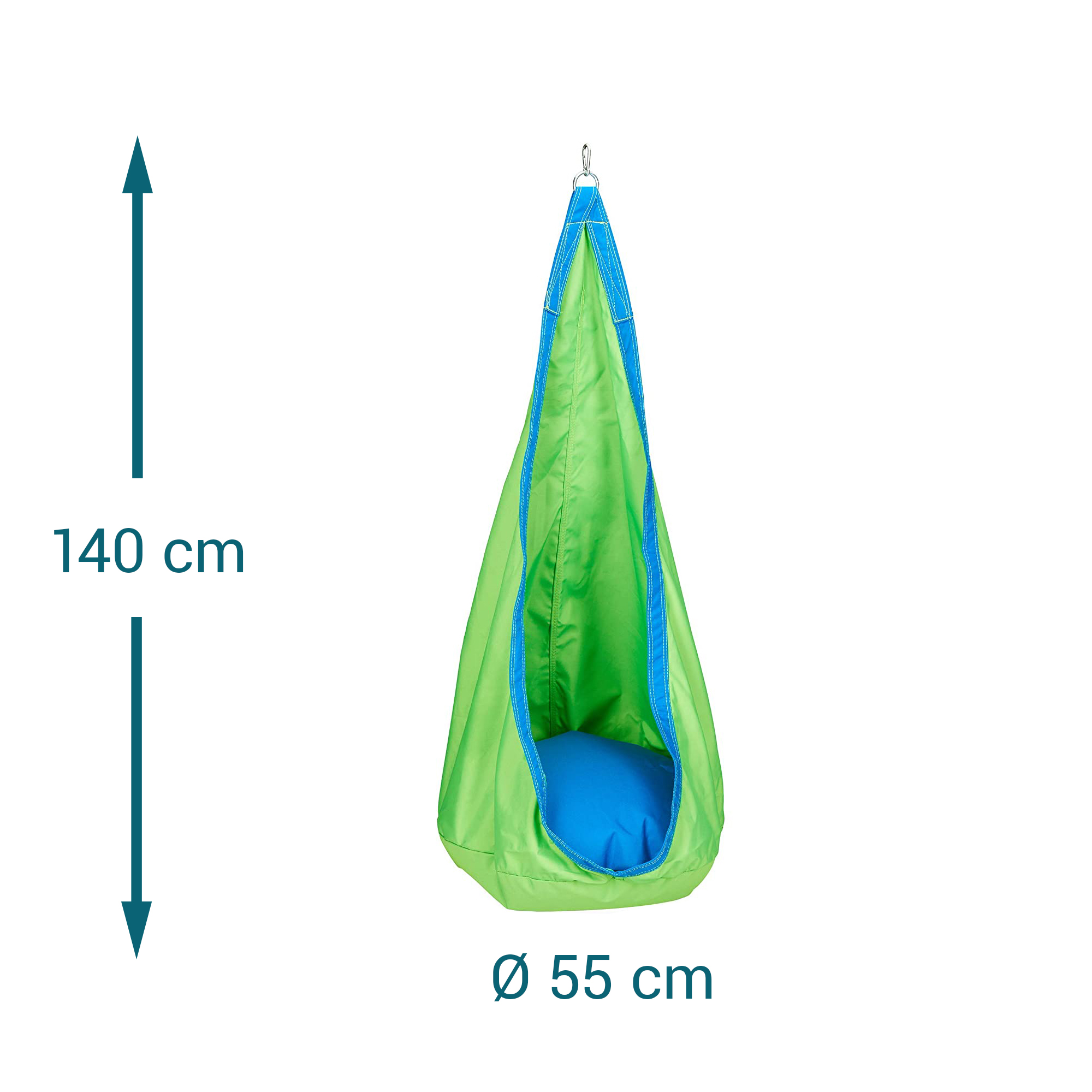 2in1 Hängehöhle und Schaukel für Kinder