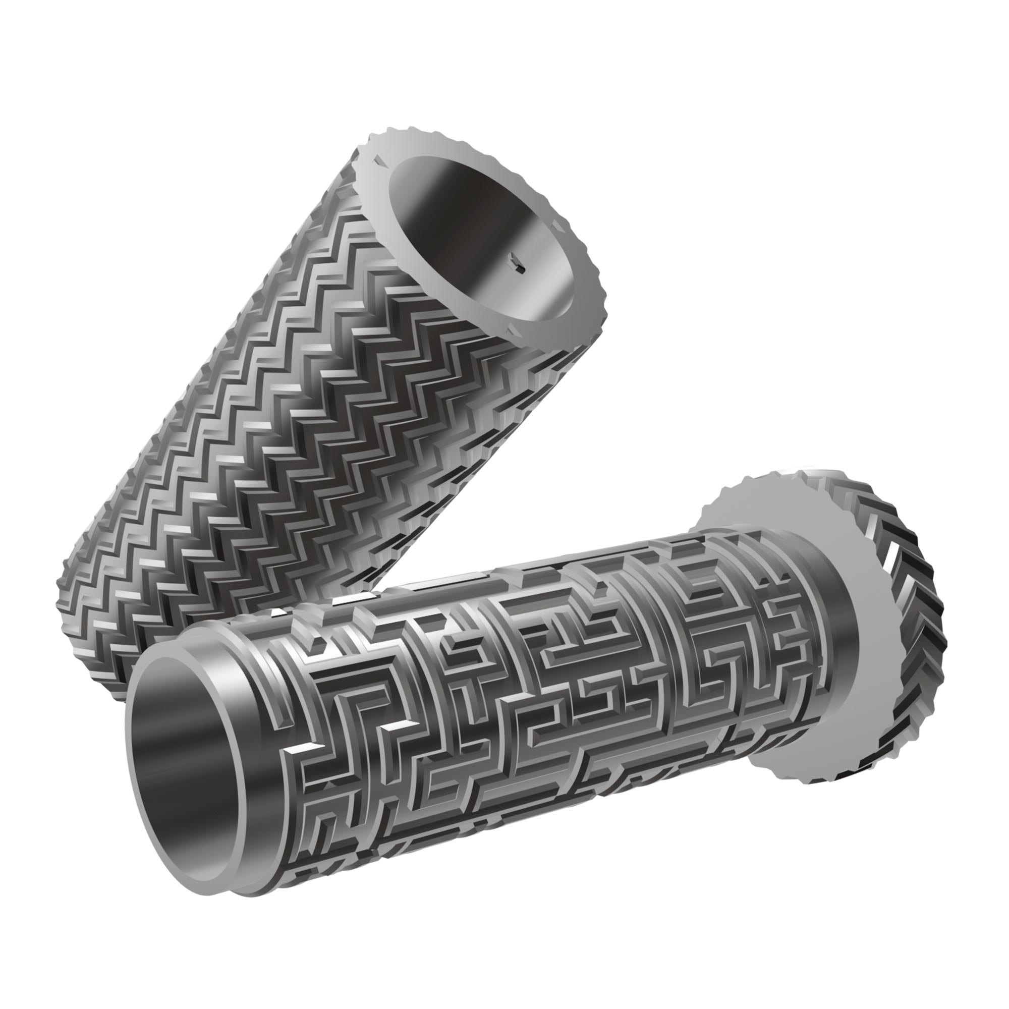 Labyrinthbox Röhre – Kniffelige Geschenkverpackung für Geld & Gutscheine - Silber