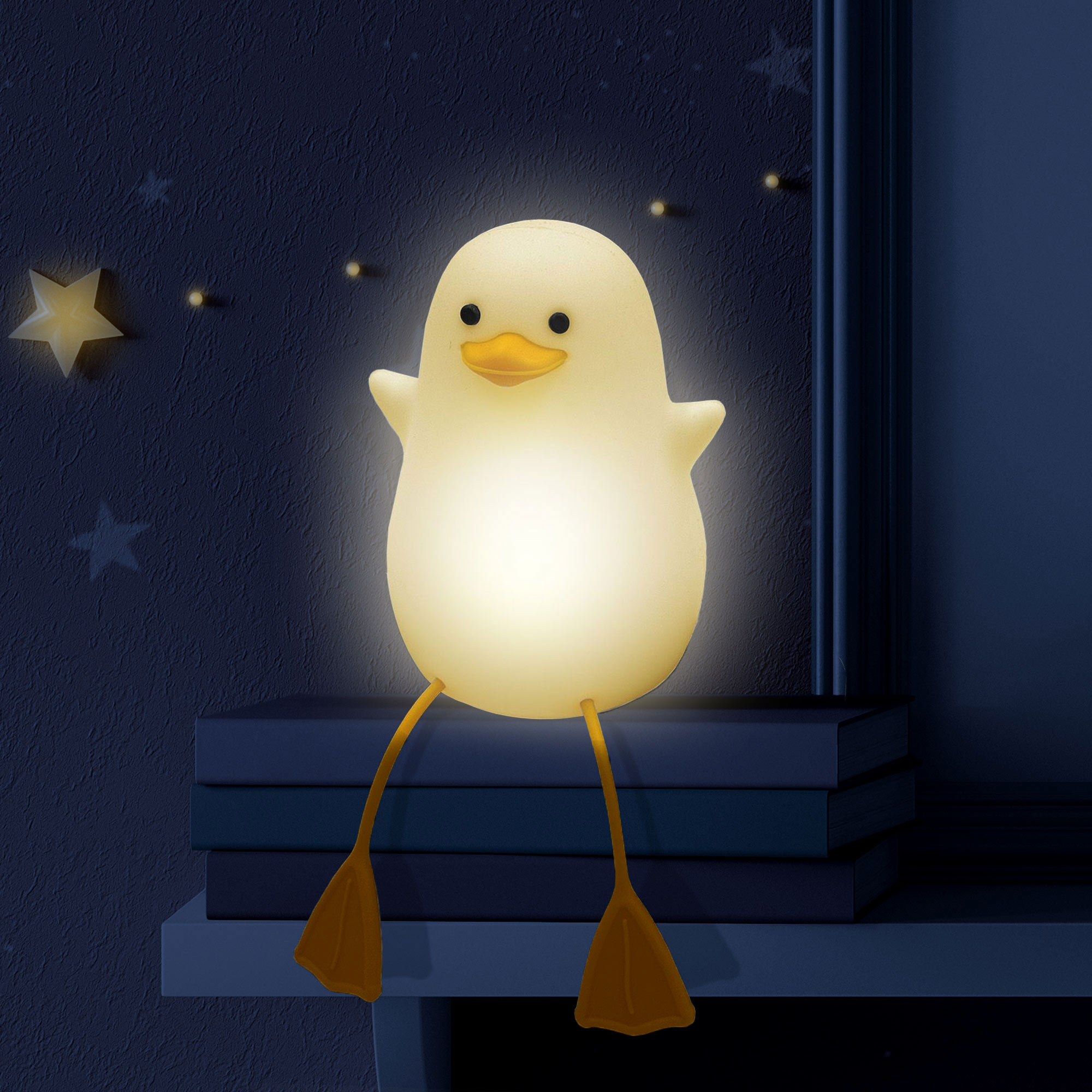 Tierische Lampe mit 7 LED Leuchtfarben - Ente