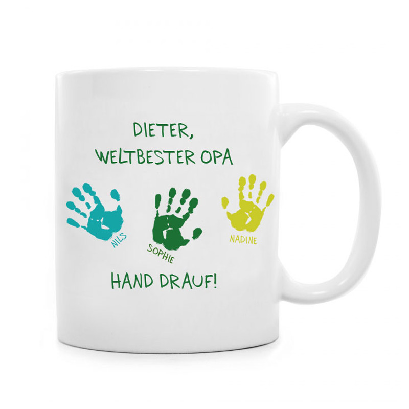 Tasse für Opa - Hand drauf 1619