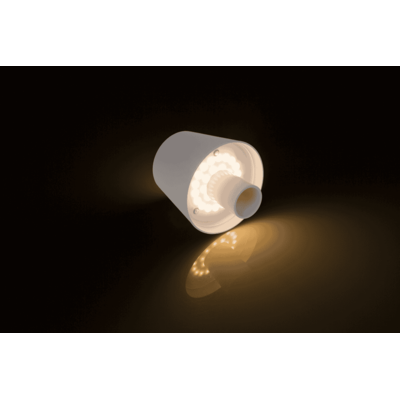 Flaschenleuchte LED mit Akku als Aufsatz