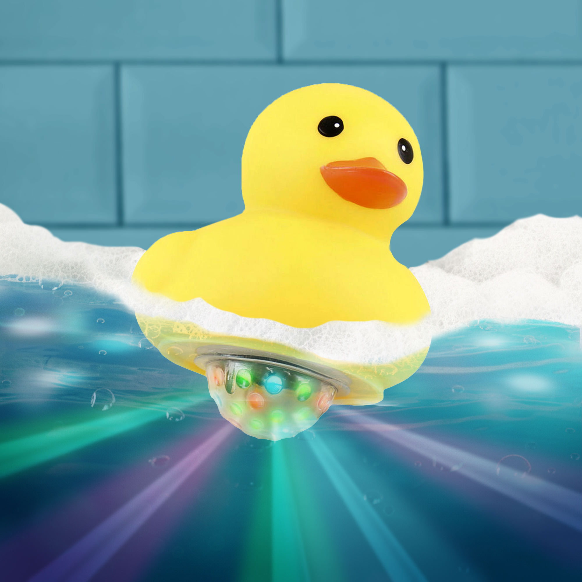 Disco Badeente - Quietscheente für die Badewanne