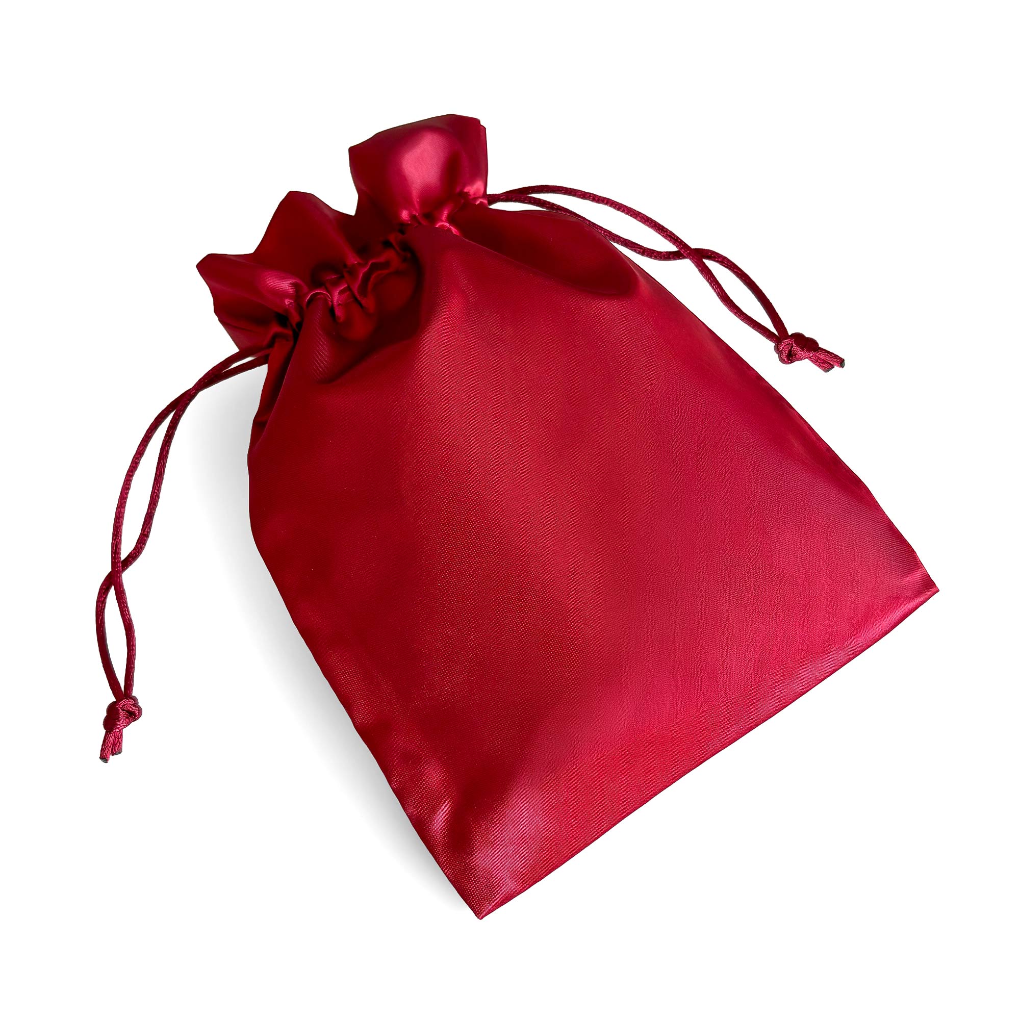 Satinbeutel Geschenkverpackung - Schmuck Aufbewahrungsbeutel Rot