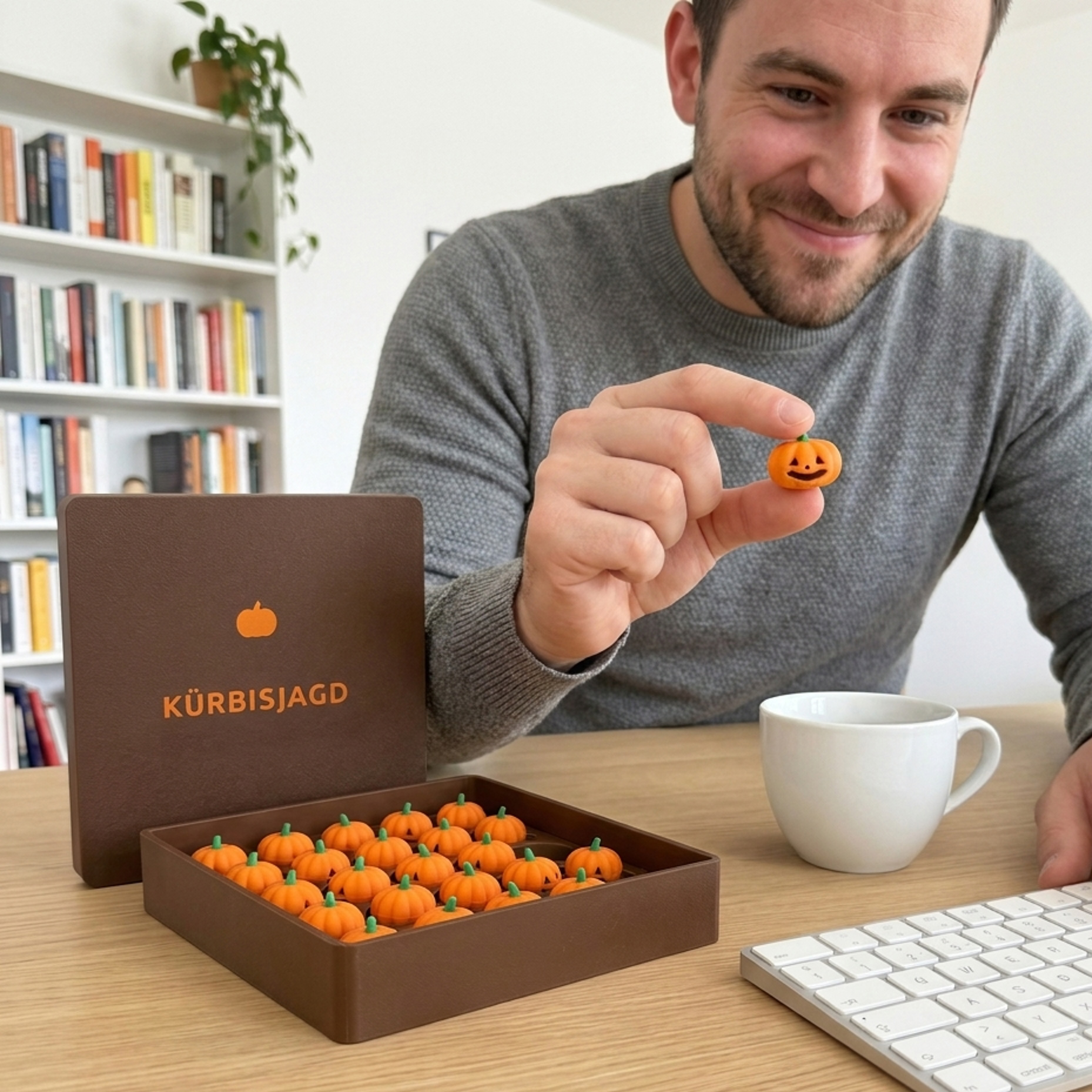 Kürbisjagd – Das Versteckspiel mit 25 Mini-Kürbissen Kürbisjagd – Das Versteckspiel mit 25 Mini-Kürbissen