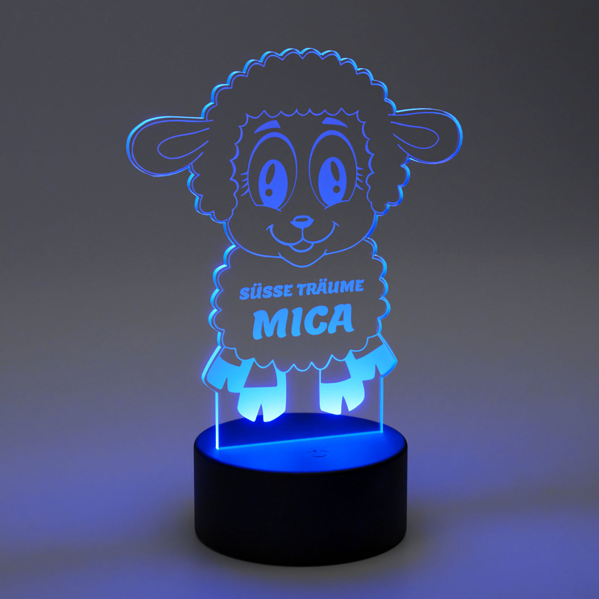Plexiglas-LED Süße Träume Schaf