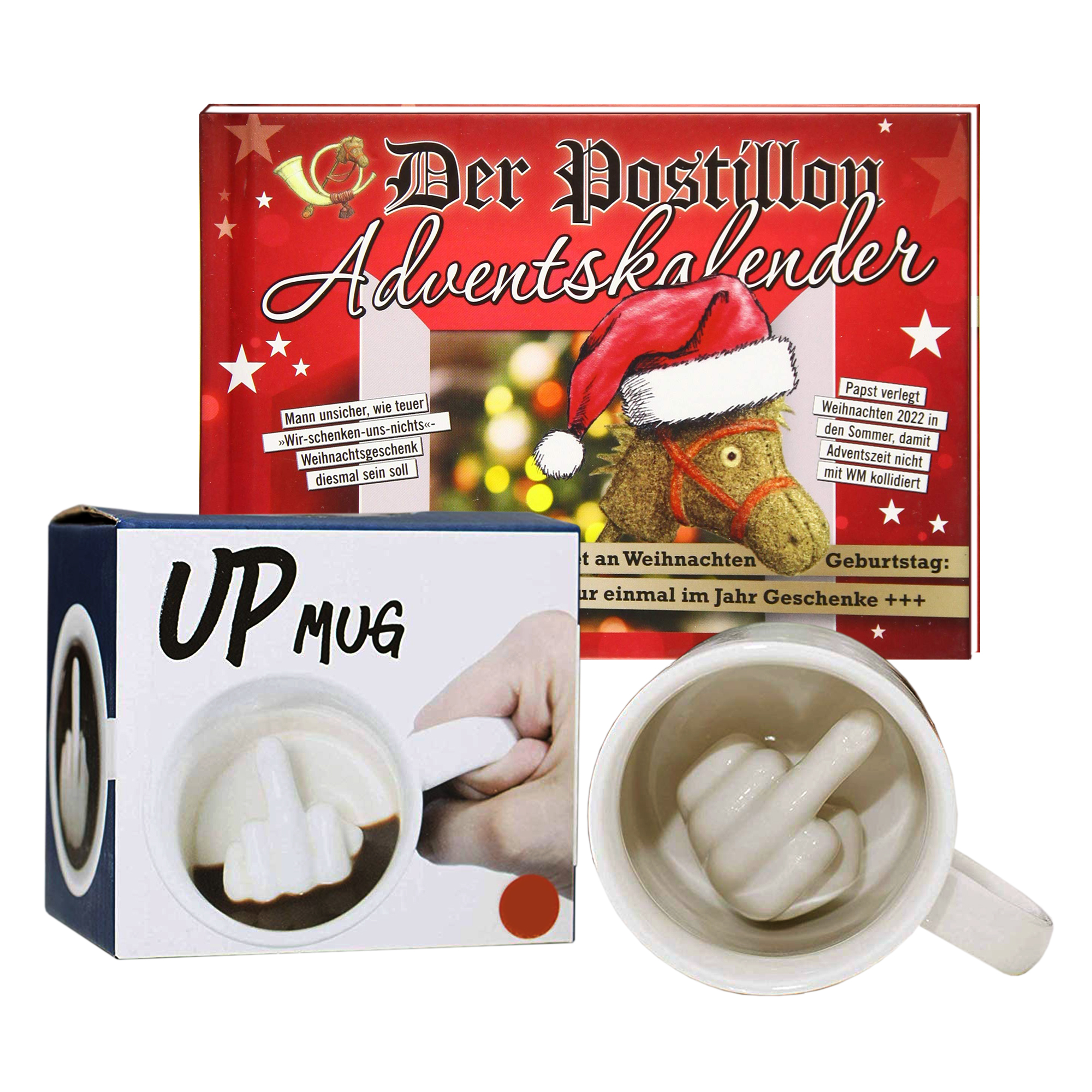 Der Postillon Adventskalender & Mittelfinger Tasse im Set 4006 - 1