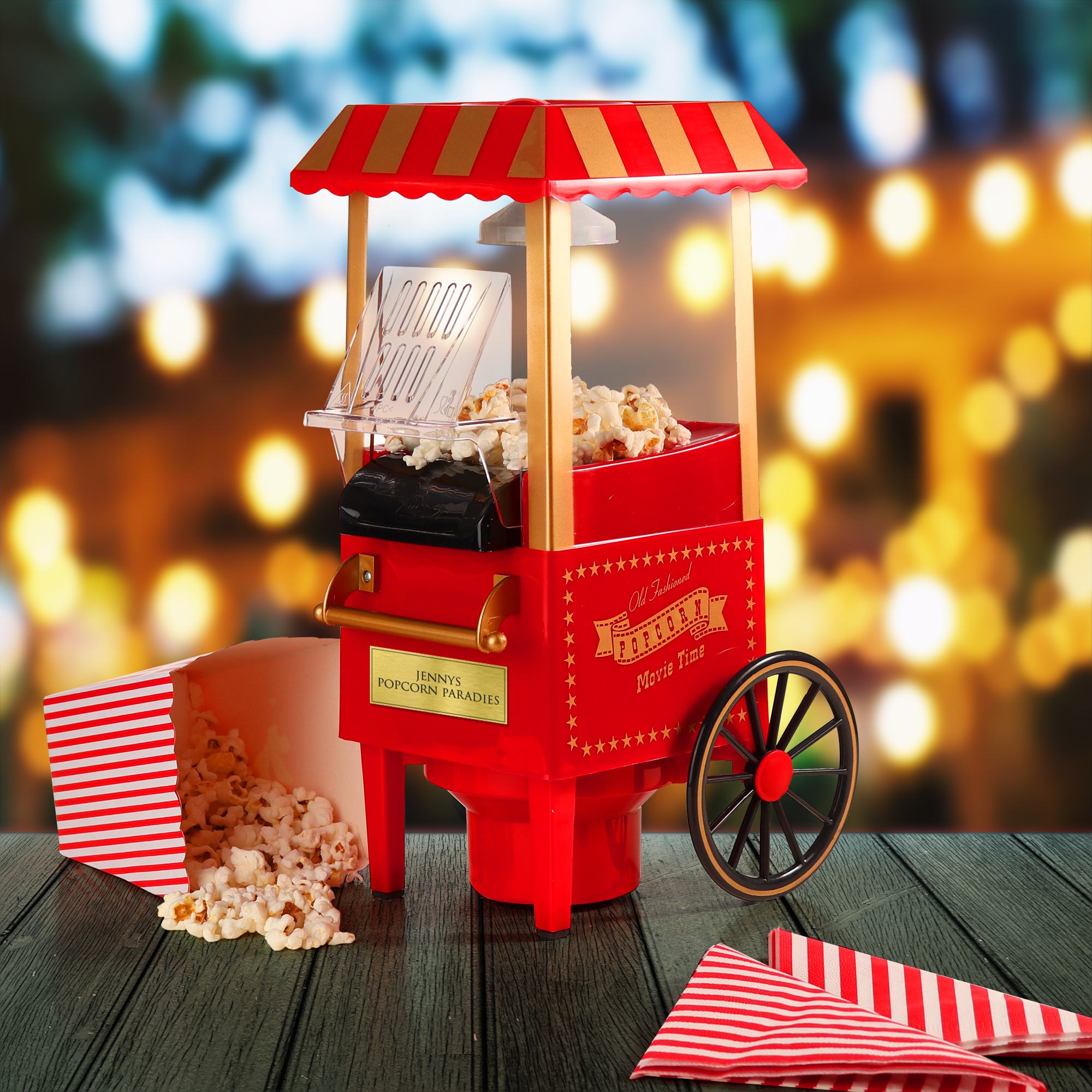 Retro Popcornmaschine mit Wagen 2246 - 4