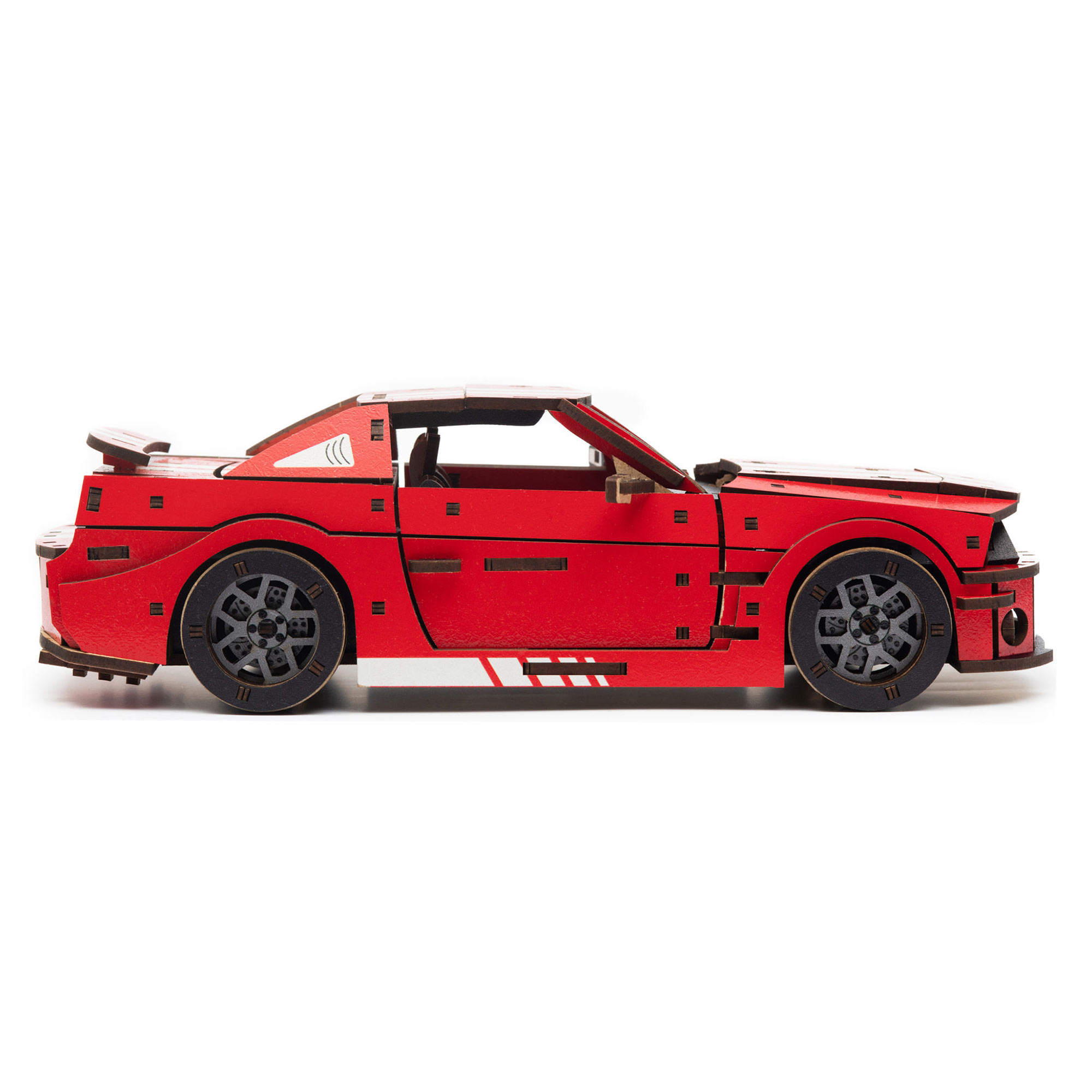 Holzpuzzle 3D - Auto - Stallion GT Rot