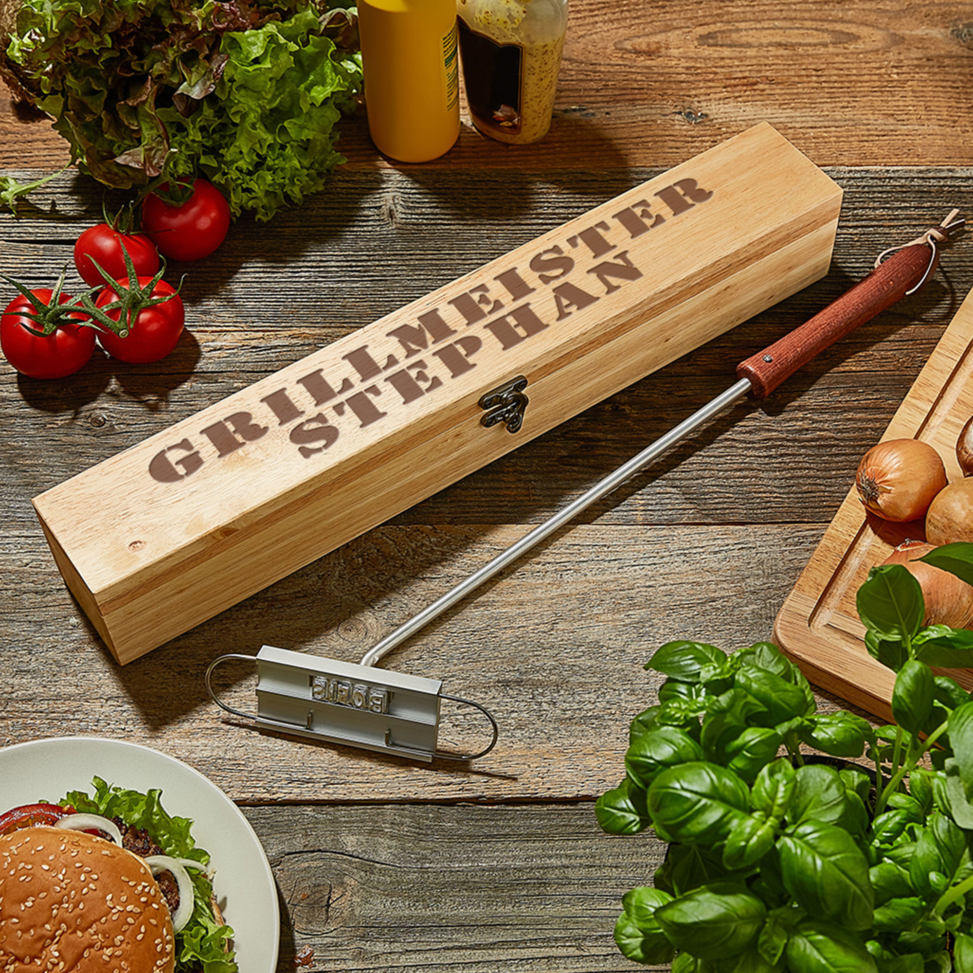 Grillbrandeisen Set mit Gravur 3519