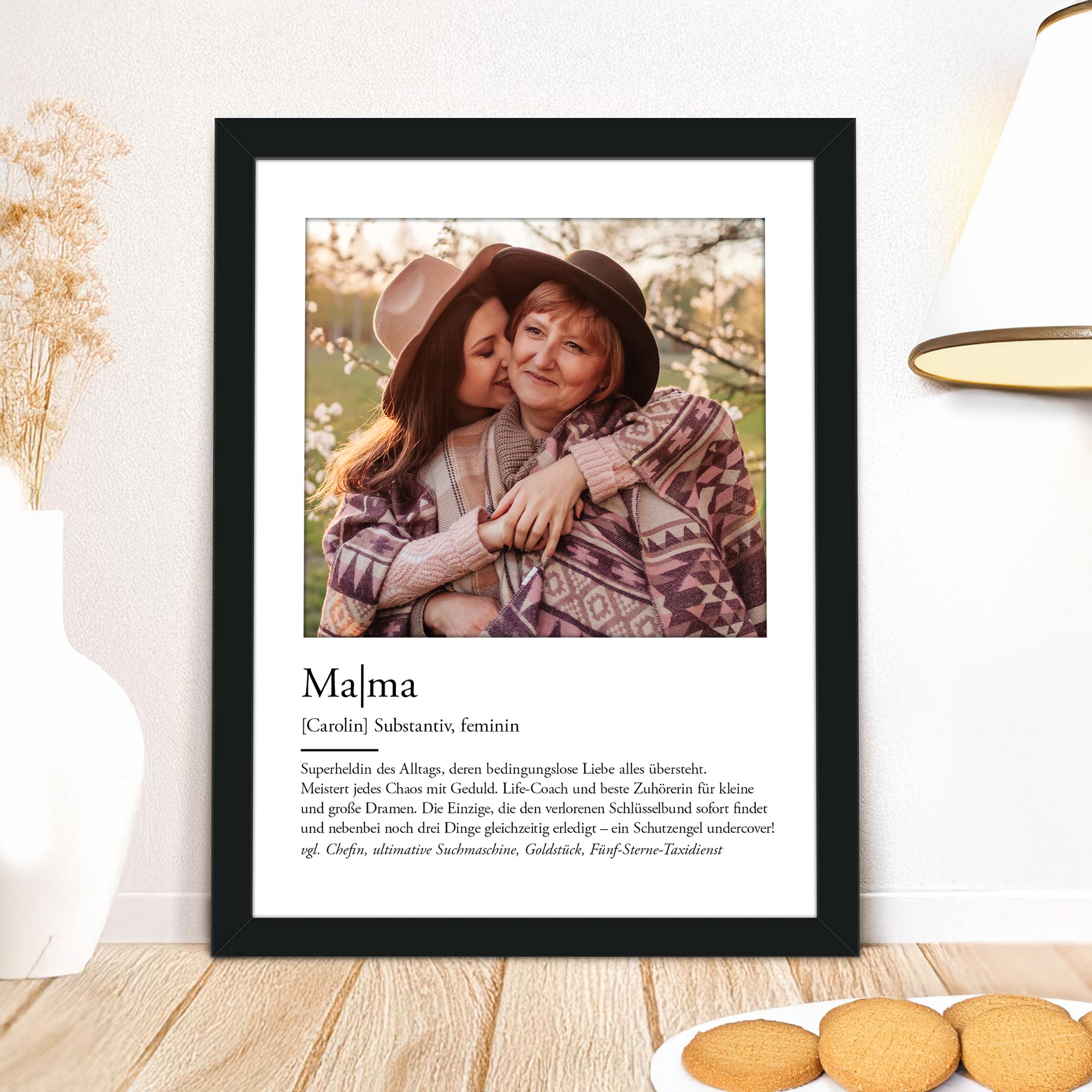 Definition Mama - personalisiertes Bild mit Foto