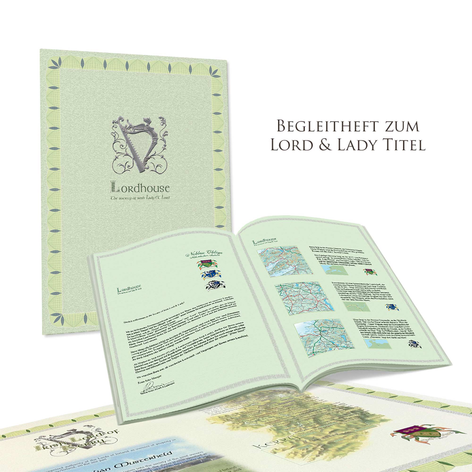Irischer Lordtitel für Paare - Lord & Lady of Kerry