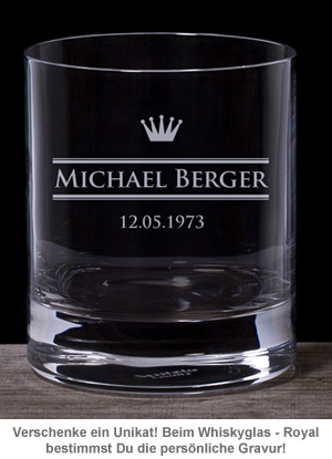 Personalisiertes Whiskyglas - Royal 1466 - 1