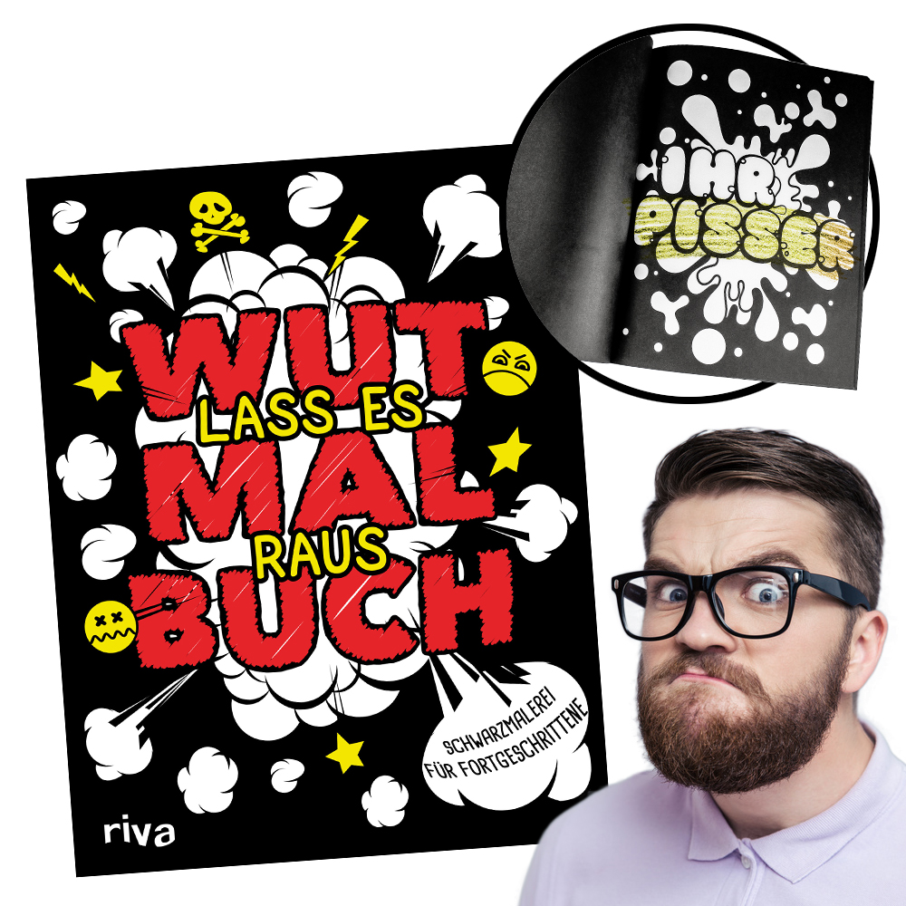 Wutmalbuch - Ausmalbuch für Erwachsene 3217