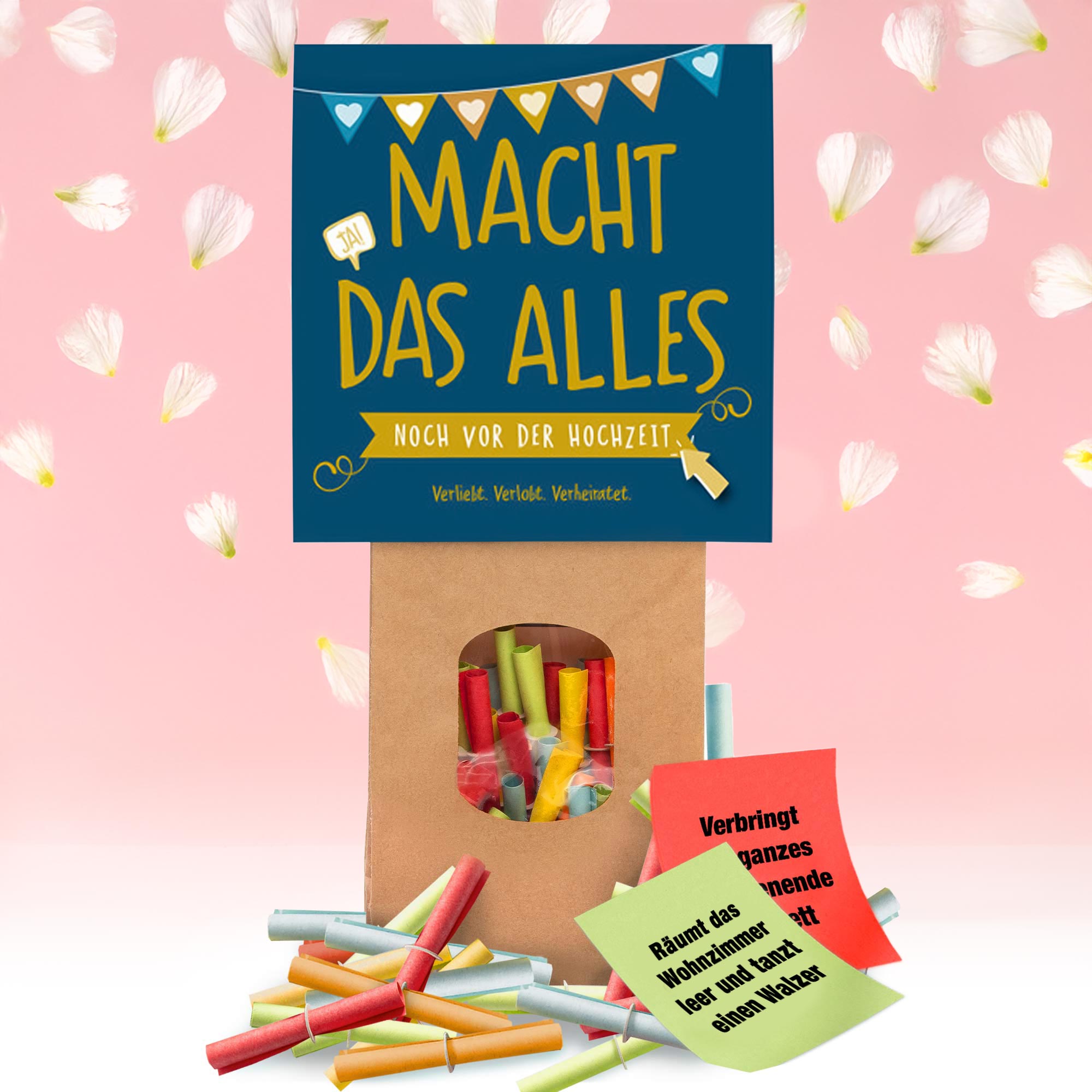 Macht das alles vor der Hochzeit - 50 Lose