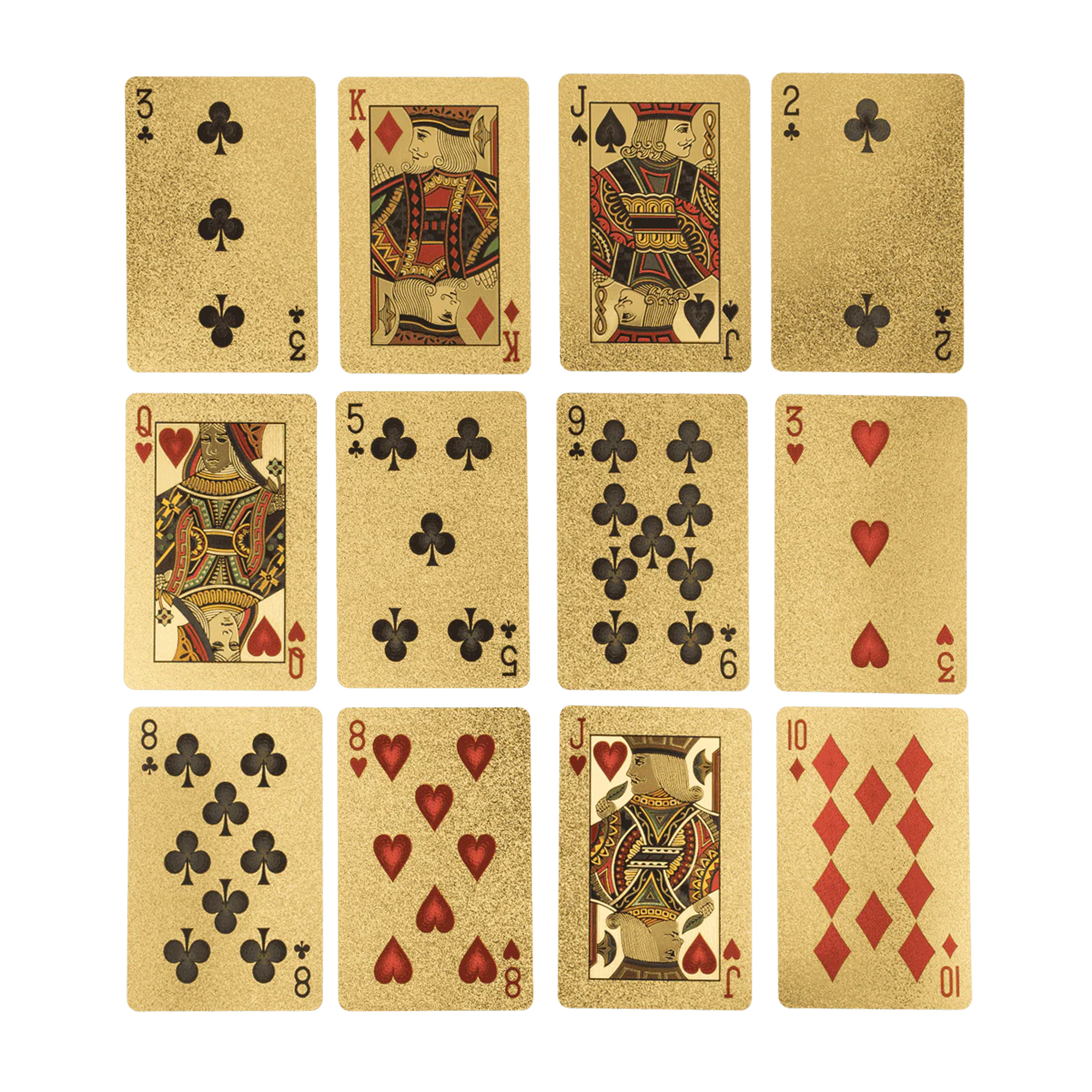 Goldene Spielkarten Deluxe in edler Verpackung Goldene Spielkarten Deluxe in edler Verpackung