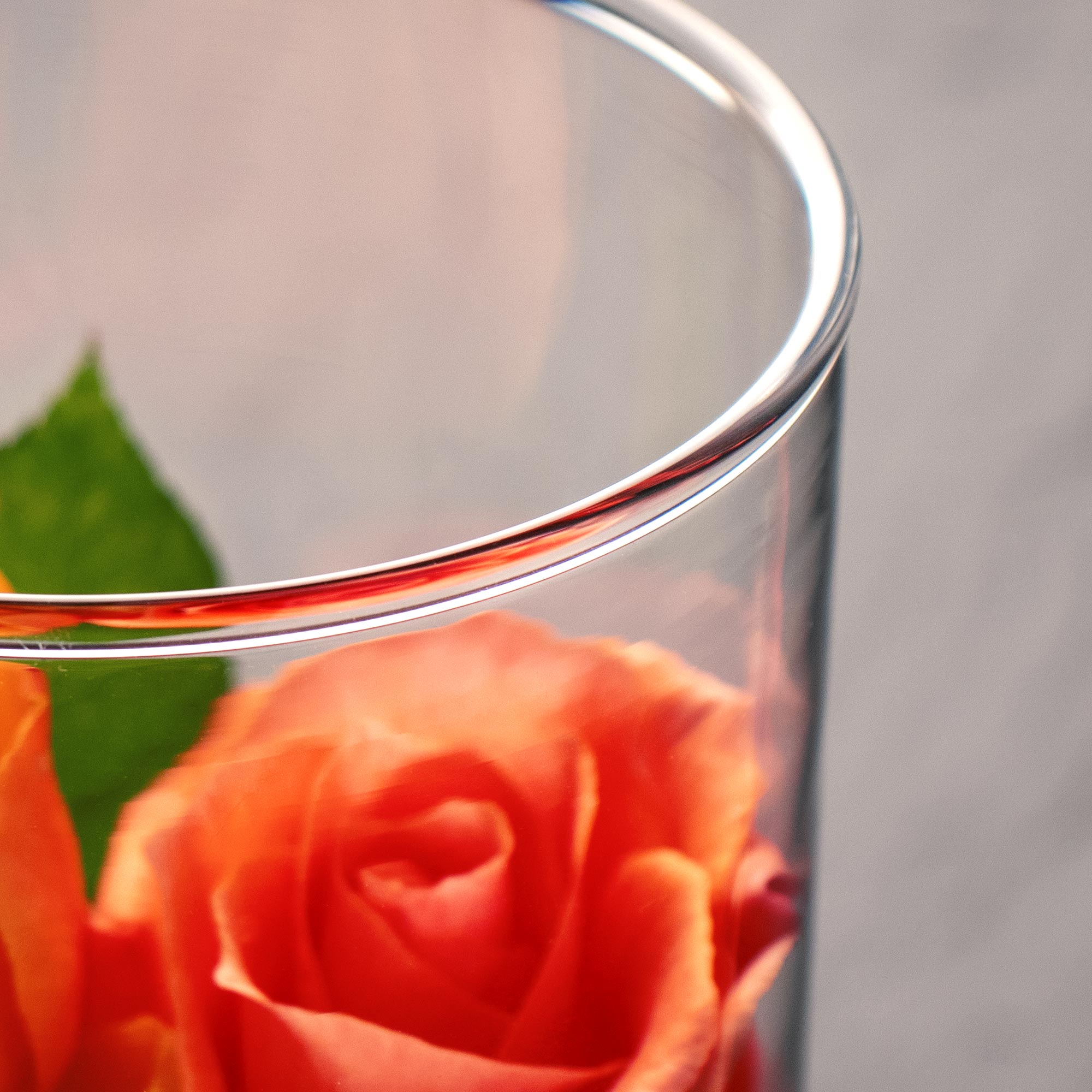Runde Vase mit Gravur - Blumenherz für Mama 2135-115-MZ - 2