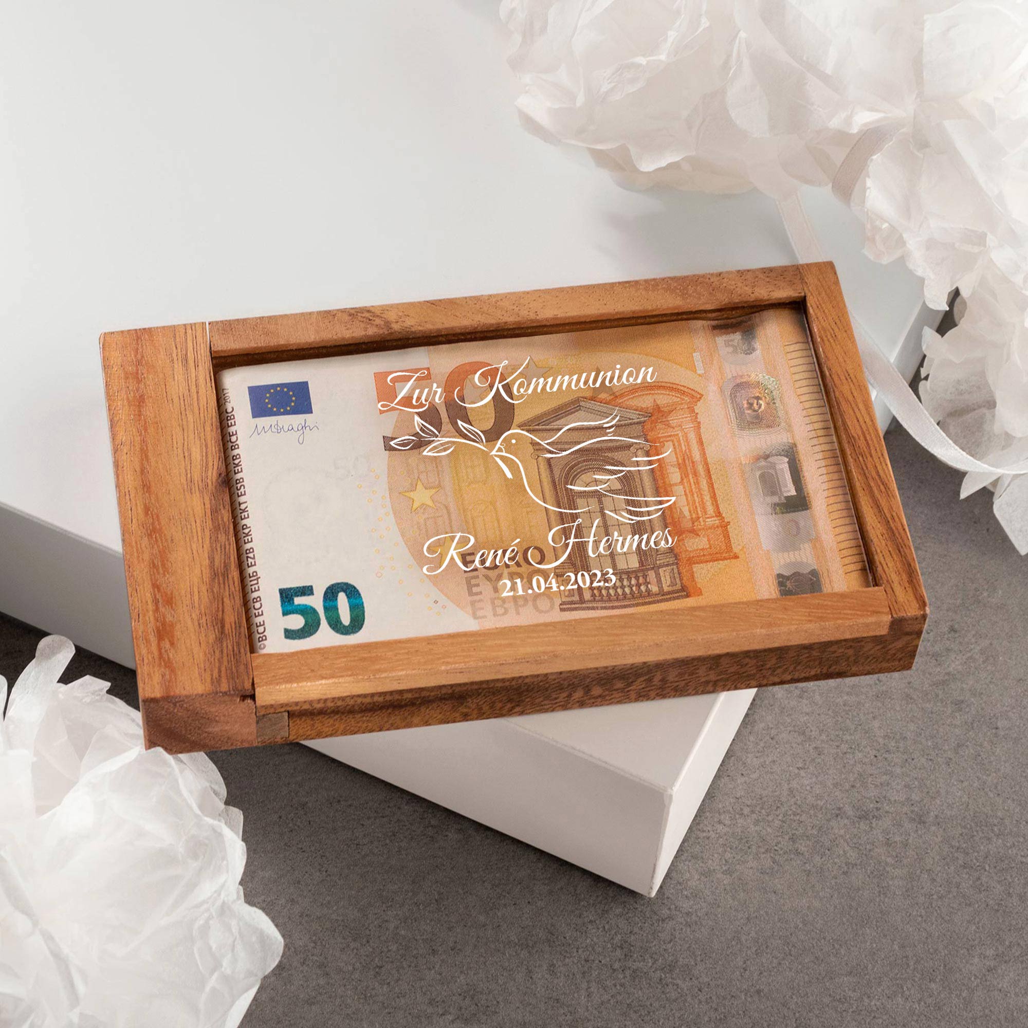 Magische Geldgeschenkbox zur Kommunion Magische Geldgeschenkbox zur Kommunion