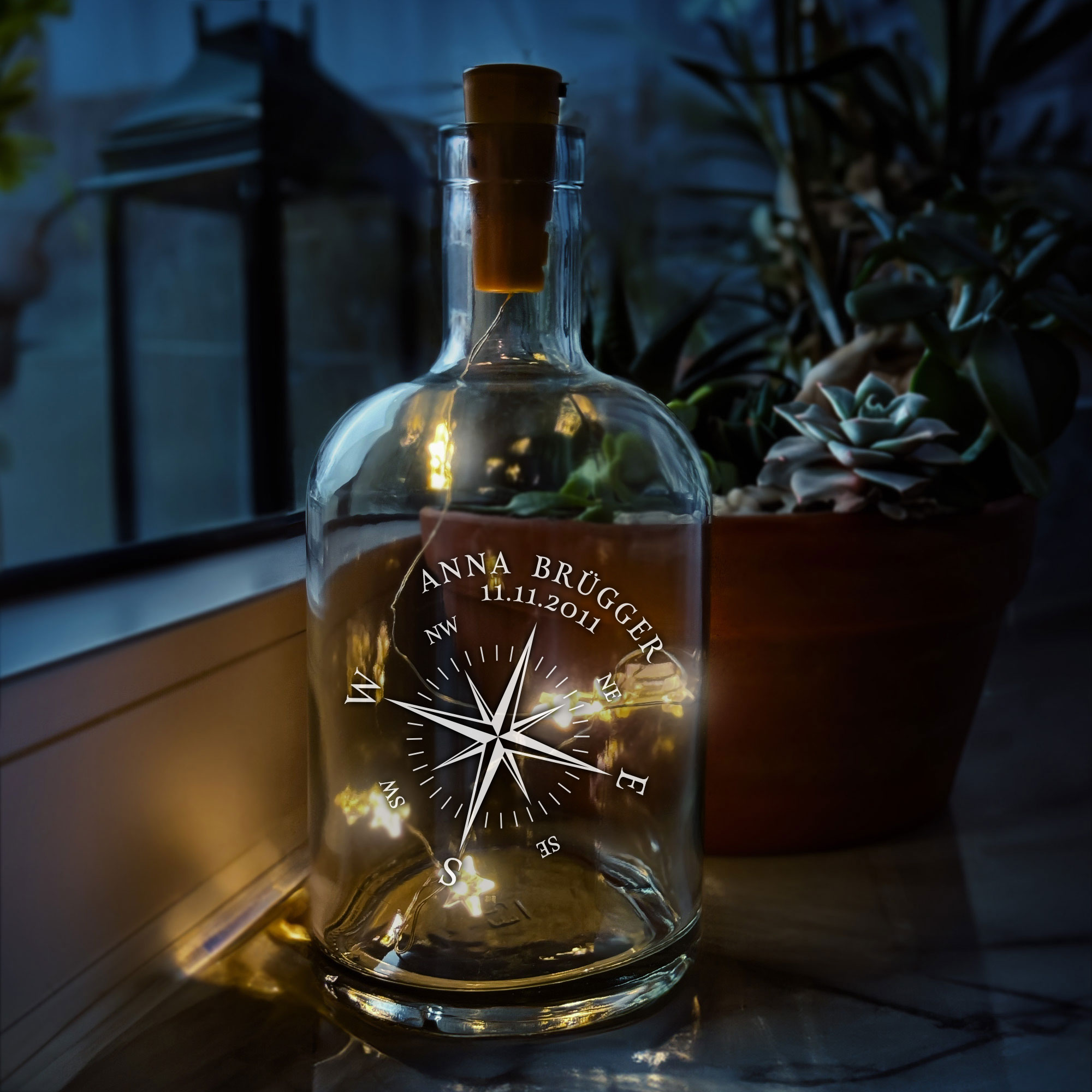 LED Lichterkette für Flaschen