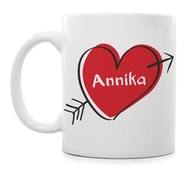 Liebesherz - personalisierte Tasse 1519 - 2