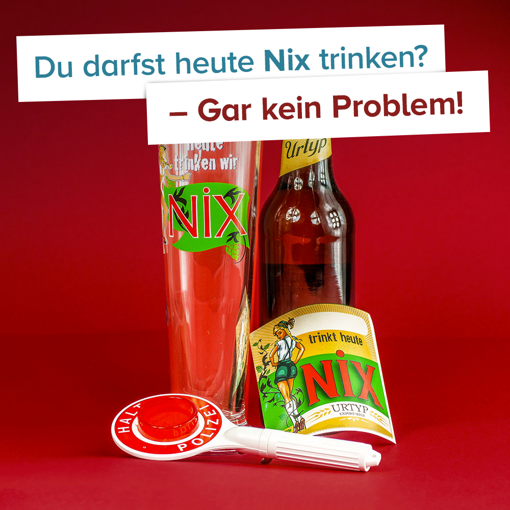 NiX im Glas - Biergeschenk Box