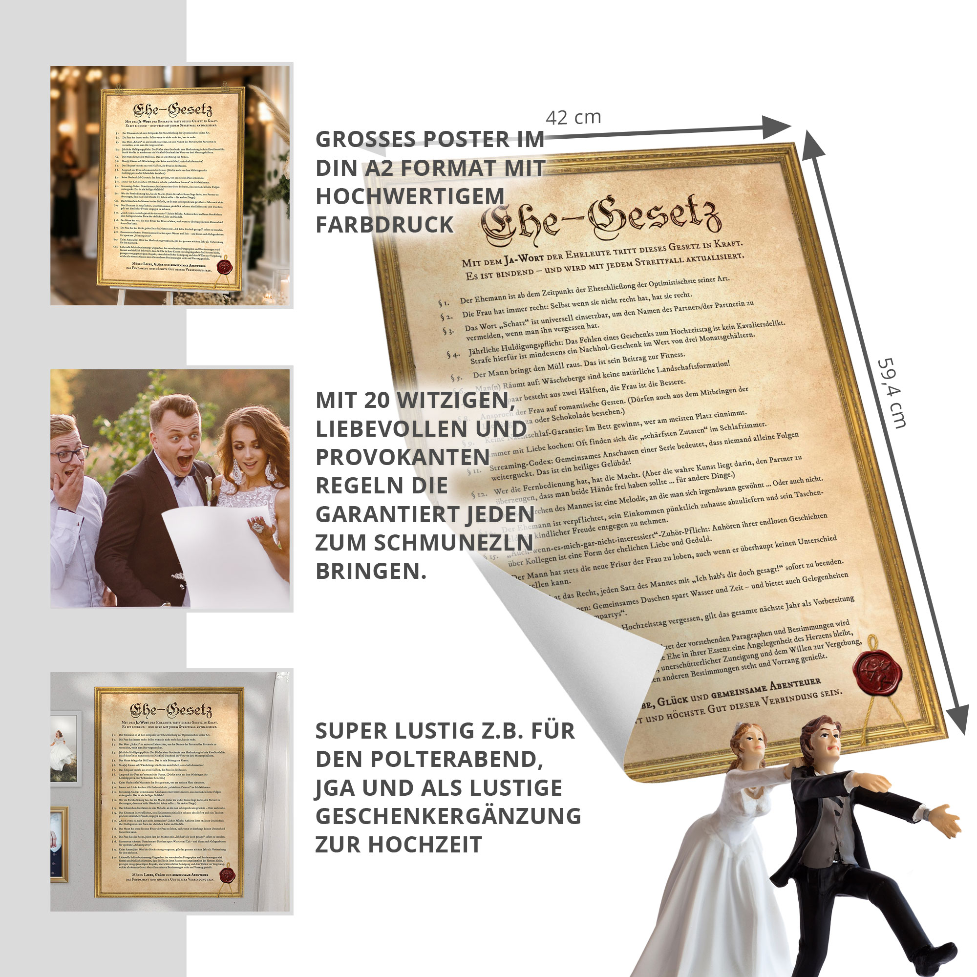 Ehegesetz Poster XXL - Historisch Ehegesetz Poster XXL - Historisch