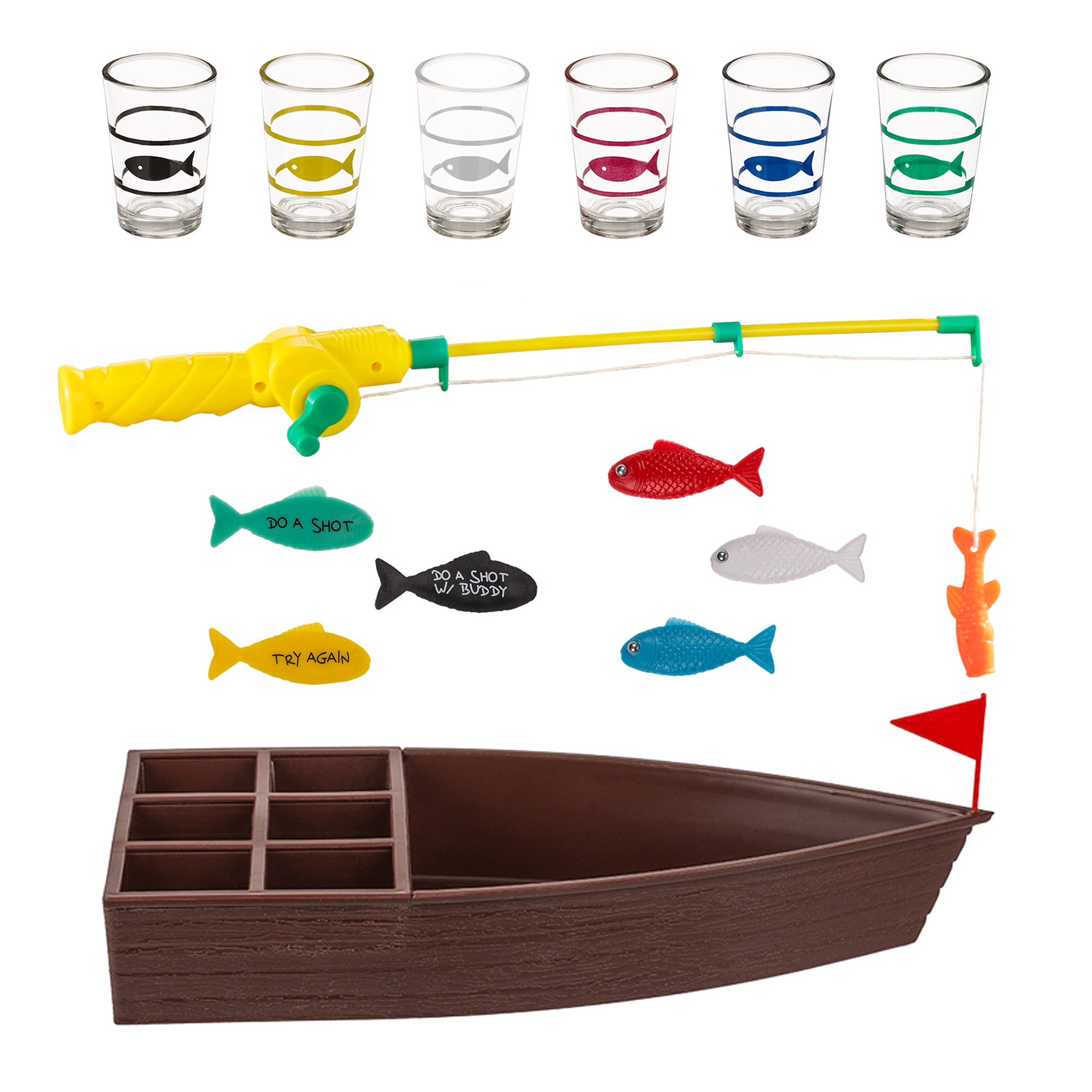 Fische angeln Partyspiel - Shot Trinkspiel 2183-MZ - 4
