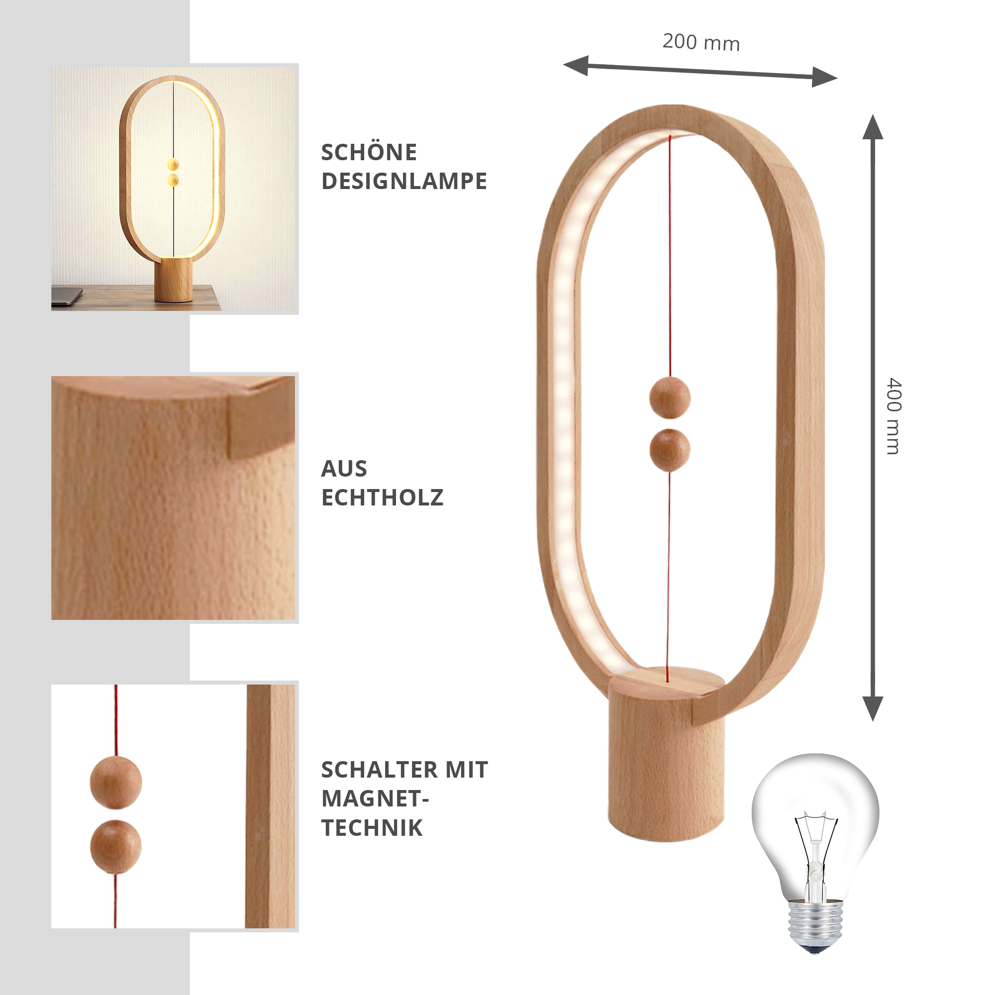 LED Designer Lampe - Balance 2171-MZ - 1