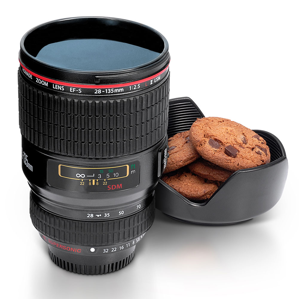 Kaffeebecher - Kamera Objektiv 1228
