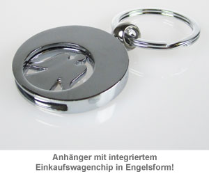 Schutzengelanhänger - Einkaufswagenchip 1183 - 2