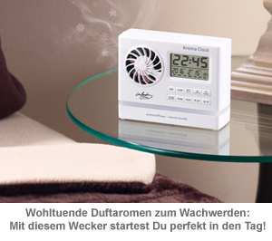 Wecker mit Aroma Diffuser und Naturklängen 2367 - 1