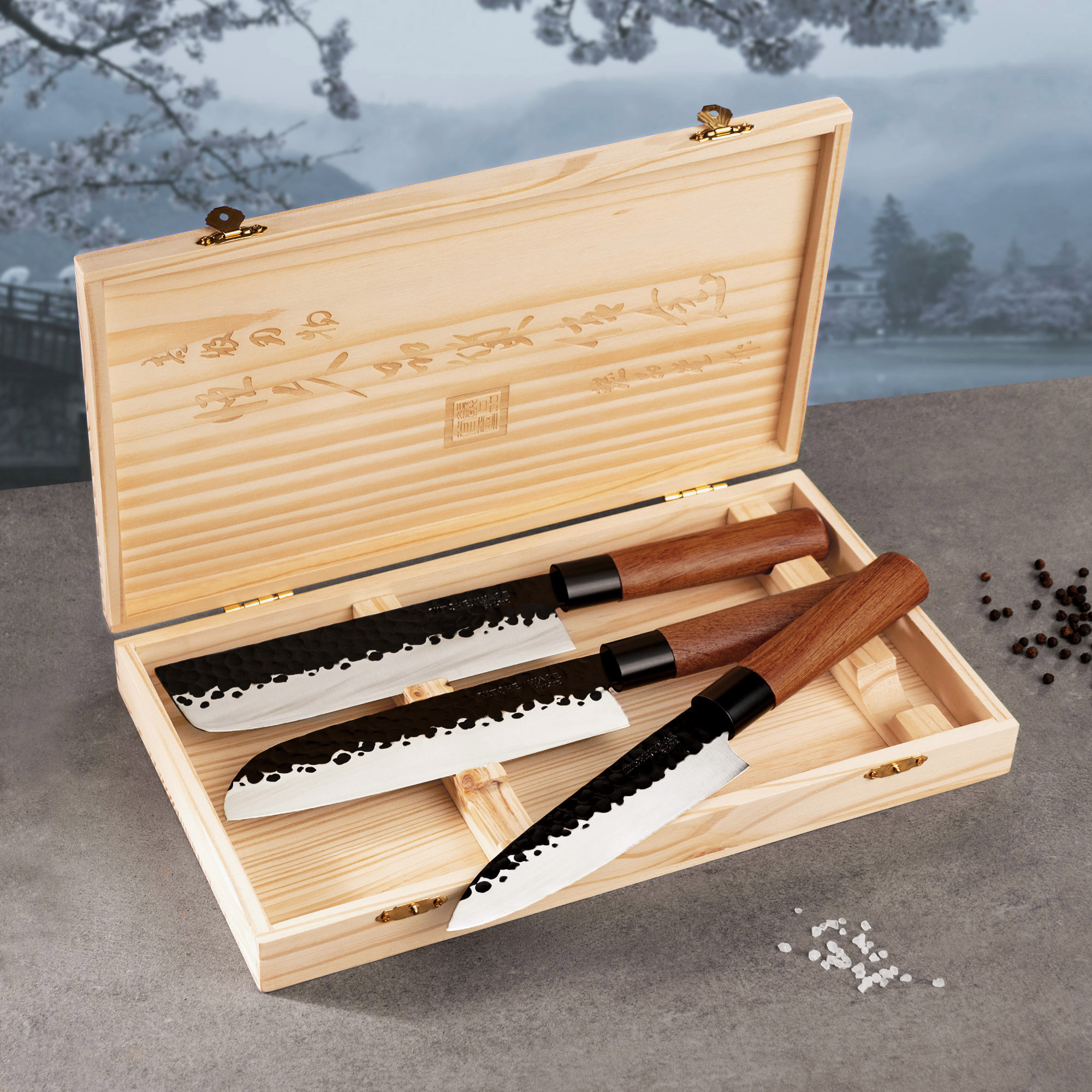 Küchenmesser Set - 3-teilig 2564