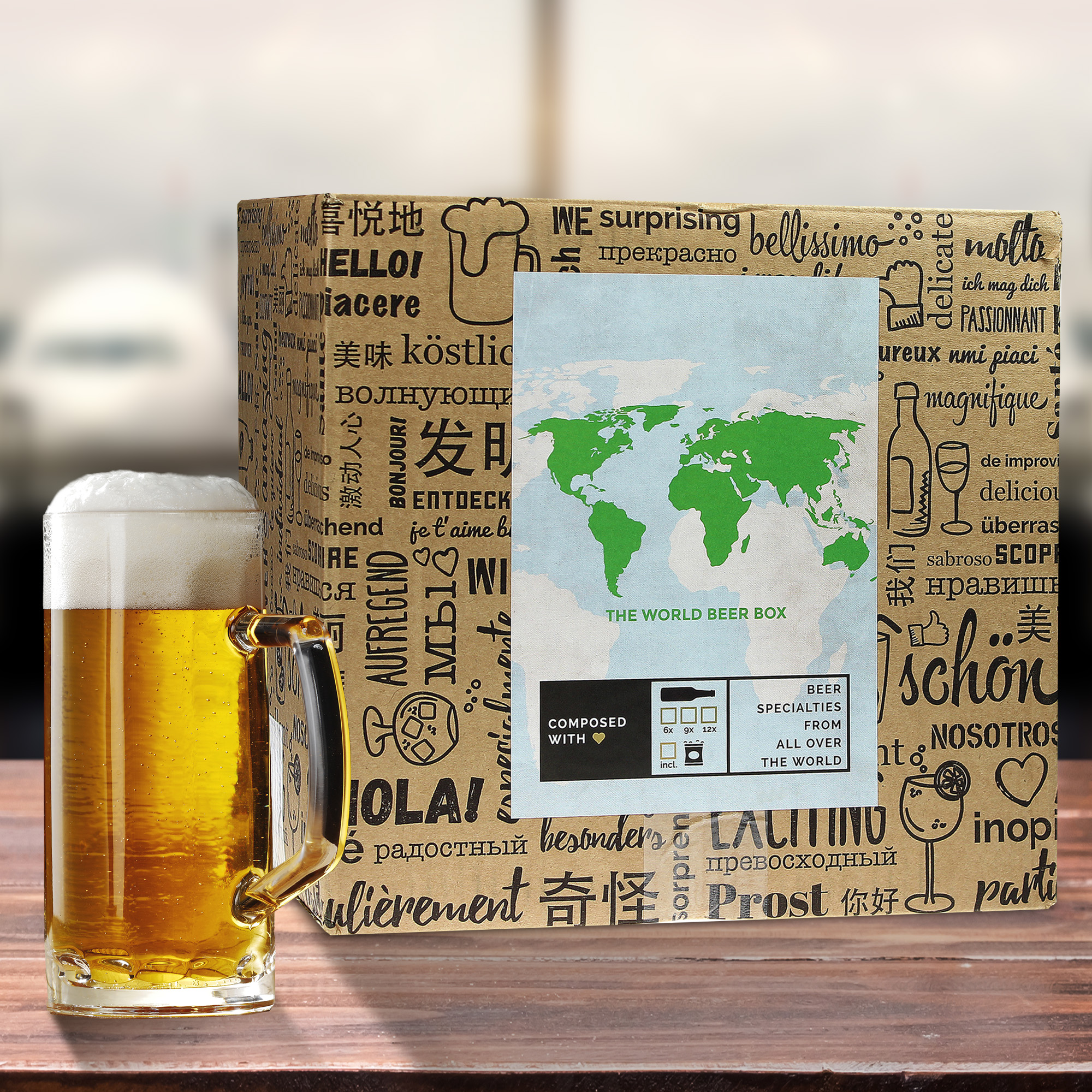 Bier Weltreise XL - 12er Geschenkbox 2792 - 1