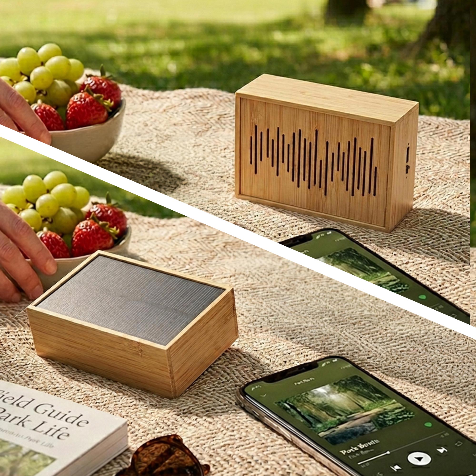 Bluetooth Lautsprecher mit Solarbetrieb Bluetooth Lautsprecher mit Solarbetrieb
