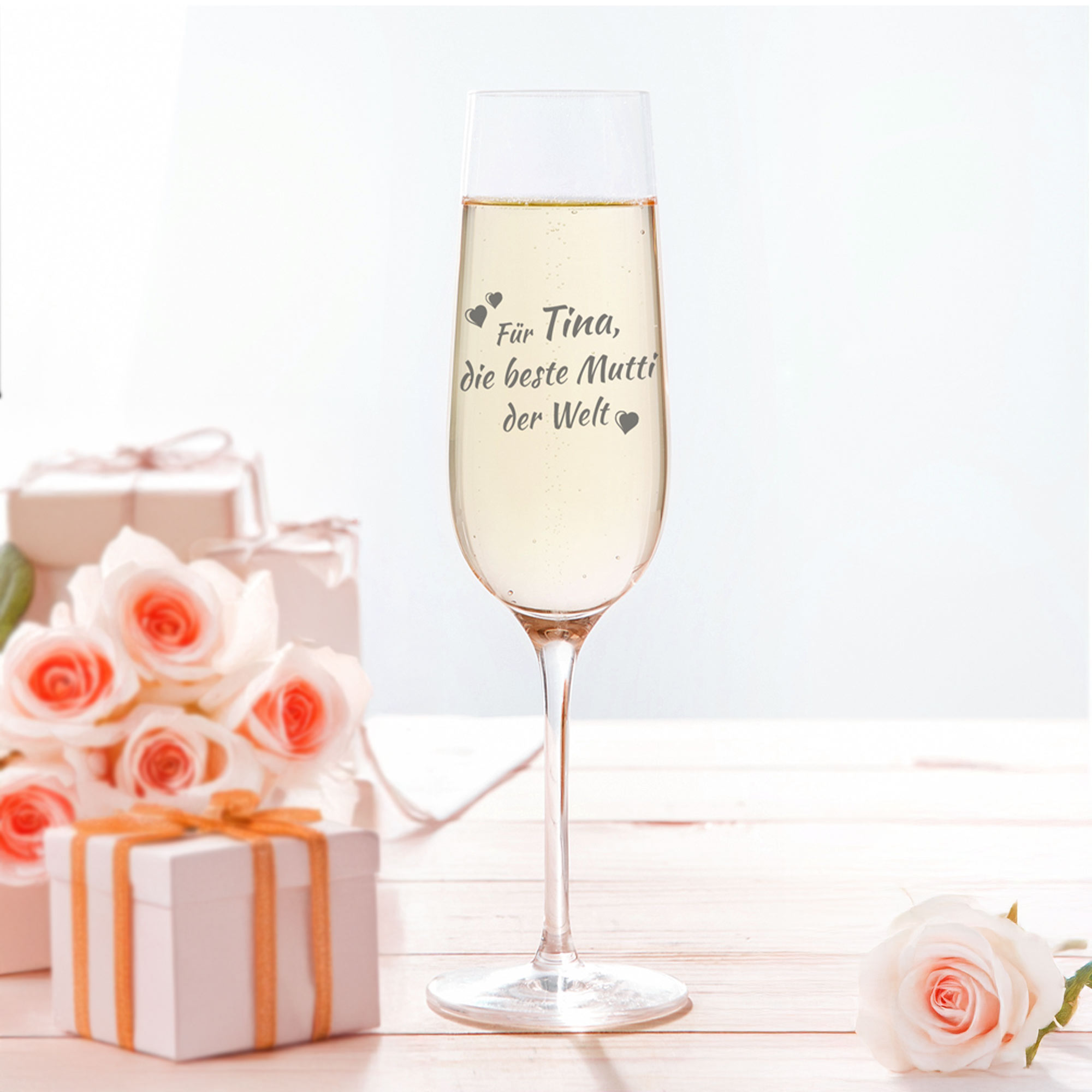 Sektglas mit Gravur - Beste Mama