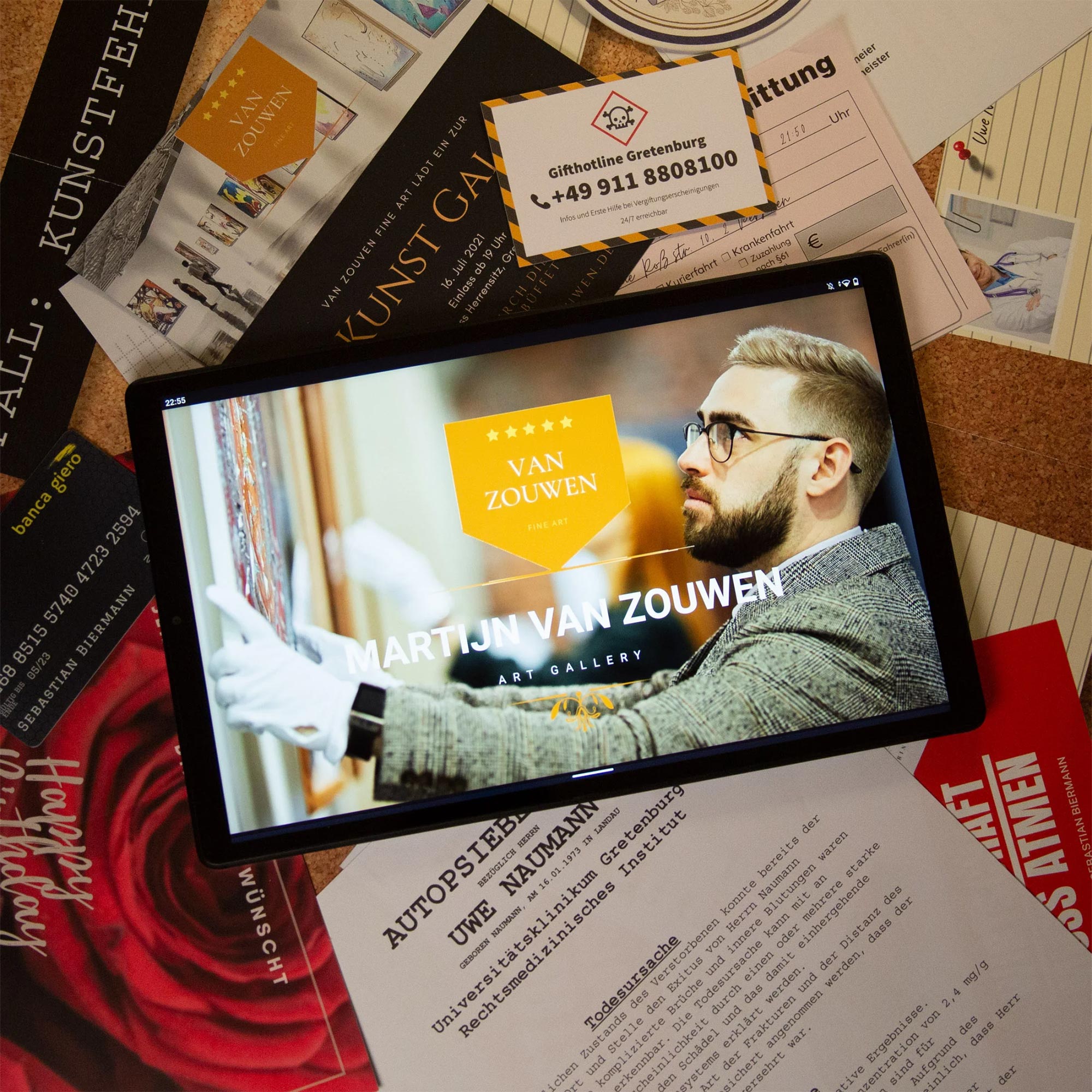 Detektivspiel - Krimi Tatort Kunstfehler