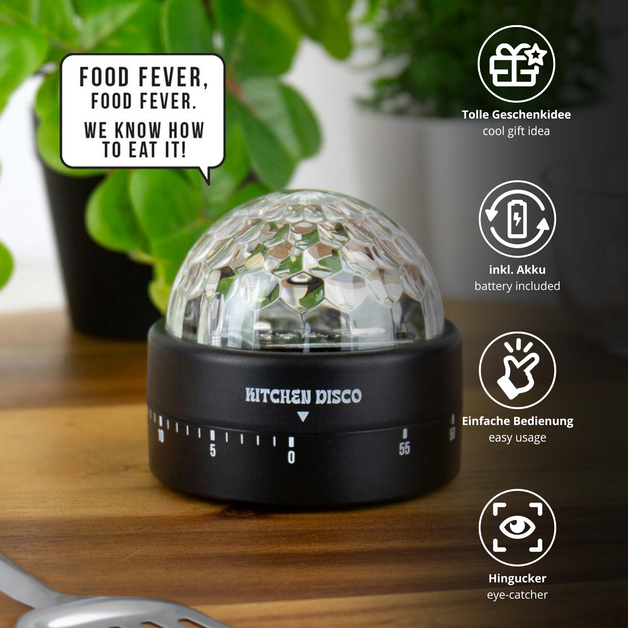 Küchentimer Discolicht mit Musik Küchentimer Discolicht mit Musik