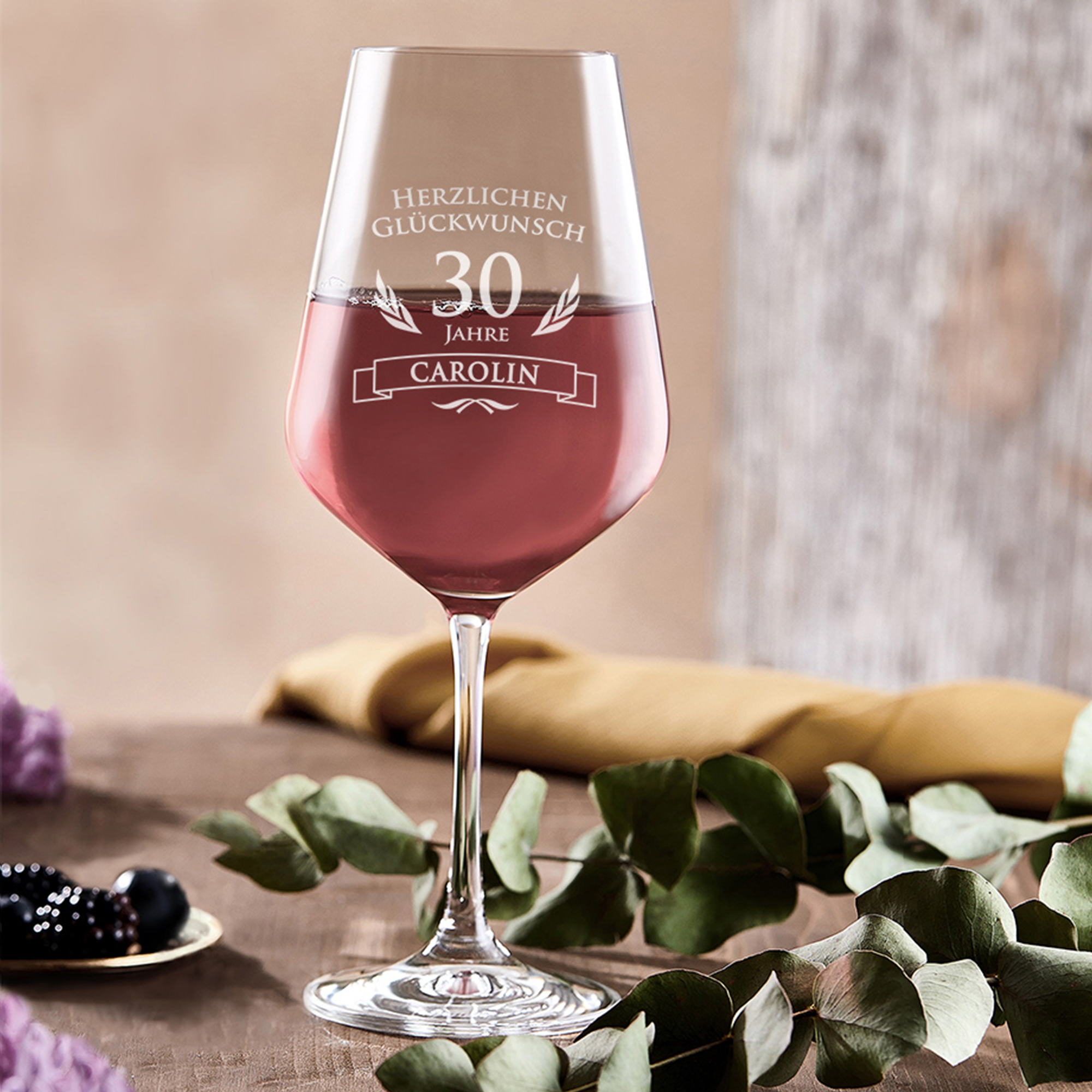 Weinglas zum 30. Geburtstag 1380