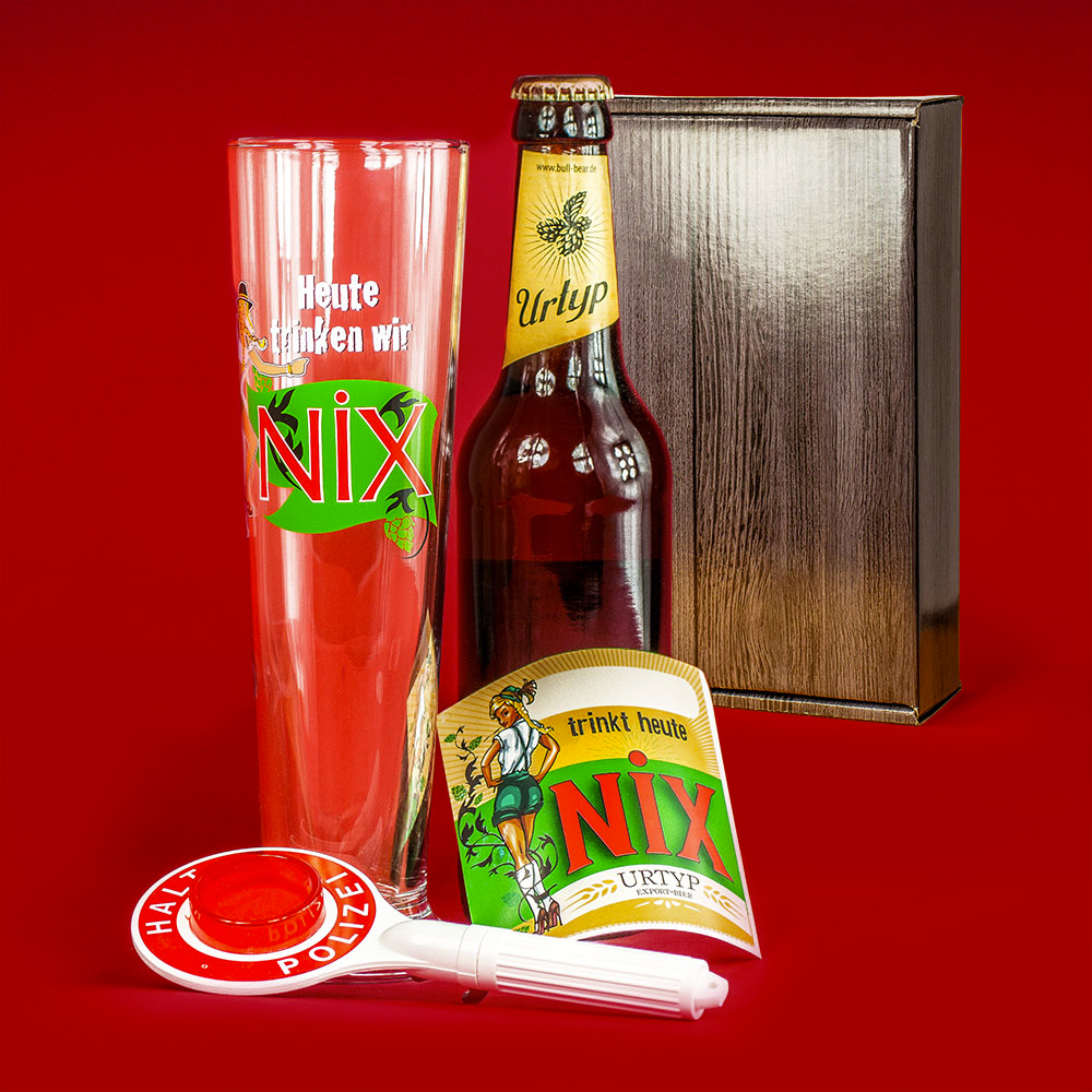 NiX im Glas - Biergeschenk Box