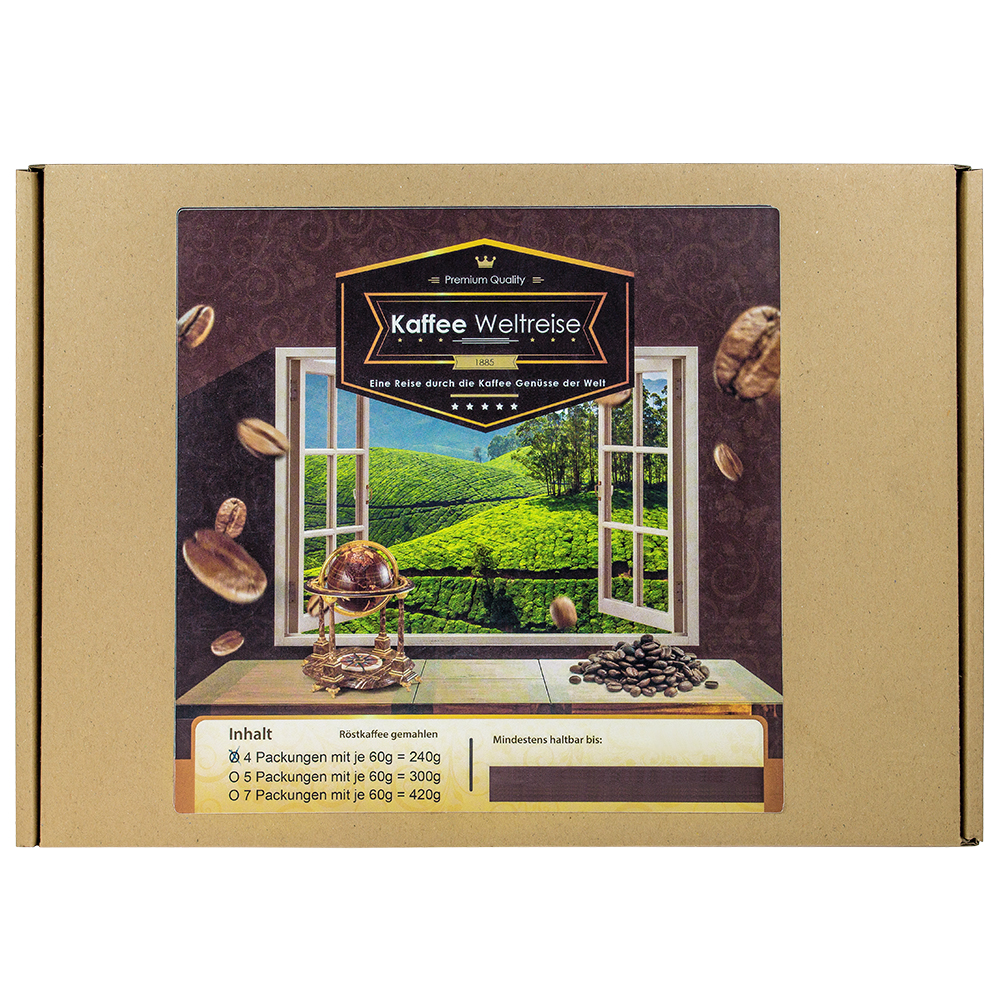 Kaffee Weltreise Geschenkbox 3094 - 4