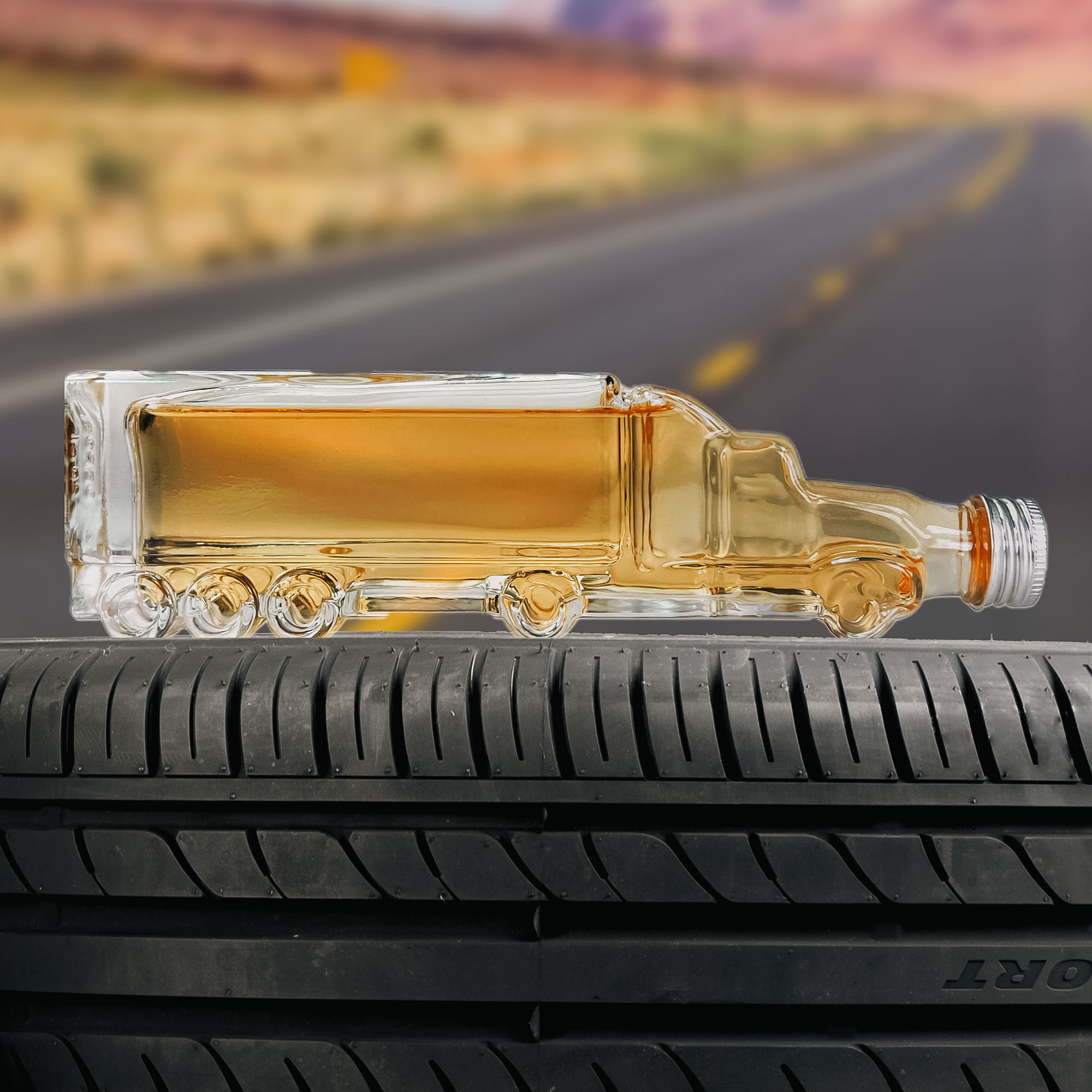 Flasche - LKW - inkl. Schraubverschluss
