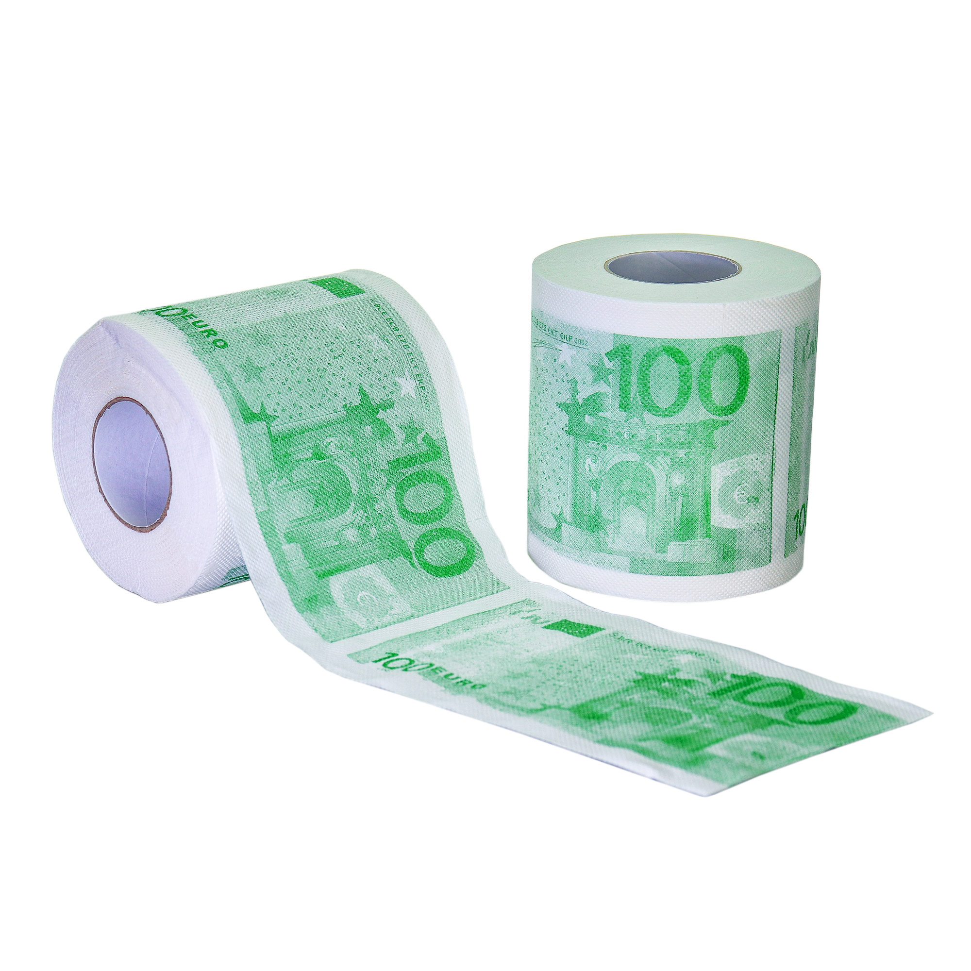 Geld Toilettenpapier - 100 Euro - 2er Set 0946 - 1